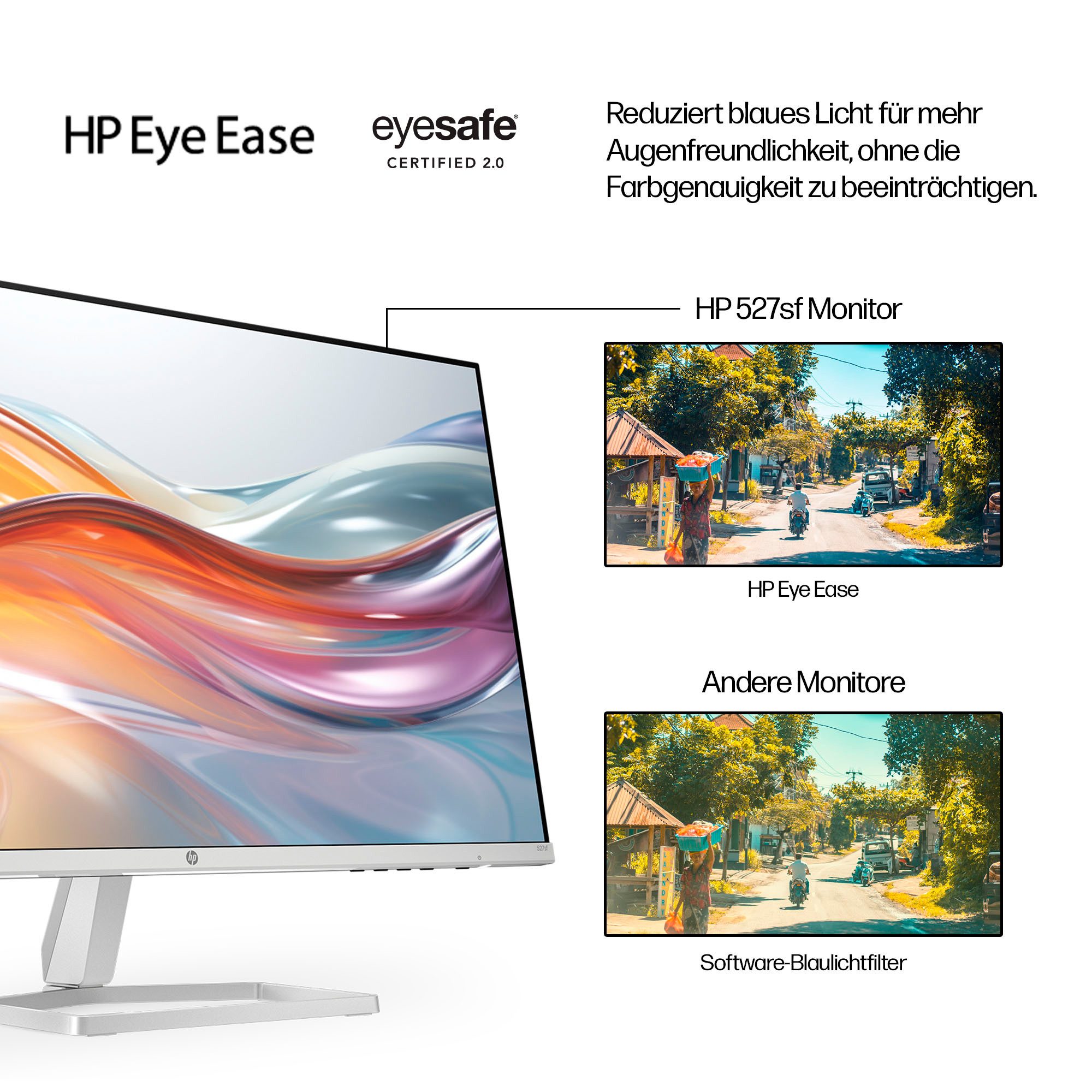 HP Ledscherm 527sf (HSD-0173-K), 69 cm / 27", Full HD