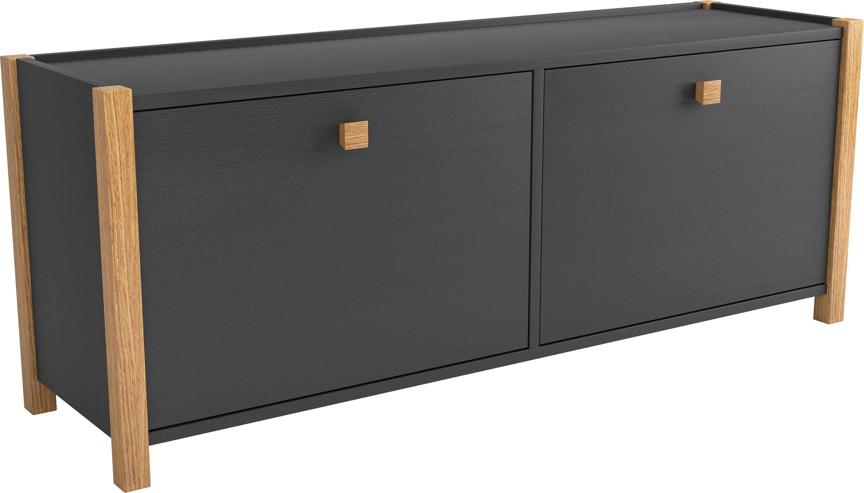 Woodman Schoenenbank in scandinavisch design, houtfineer van eiken