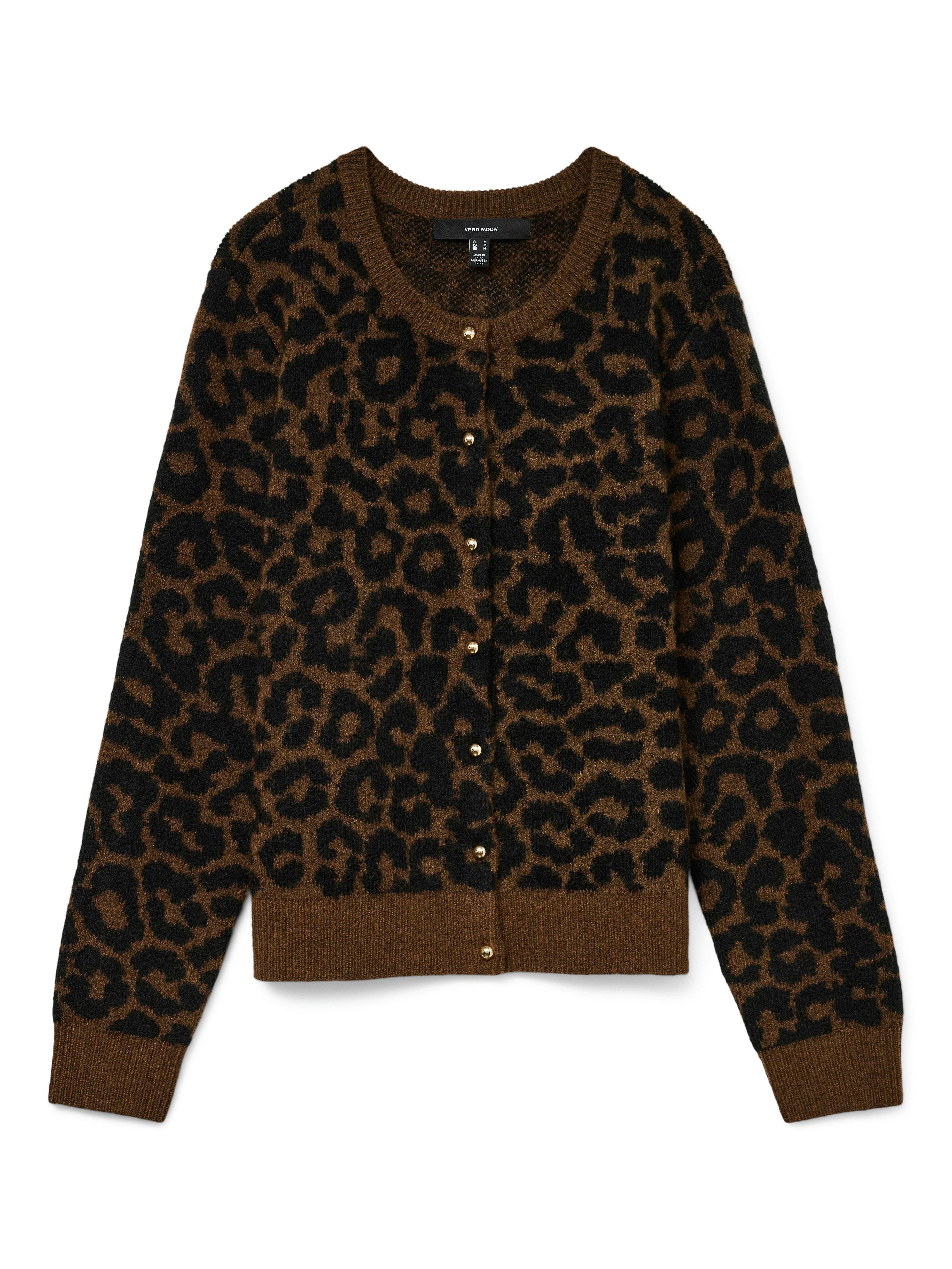Vero Moda Vest VMNEWKAI LS O-NECK CARDIGAN BOO