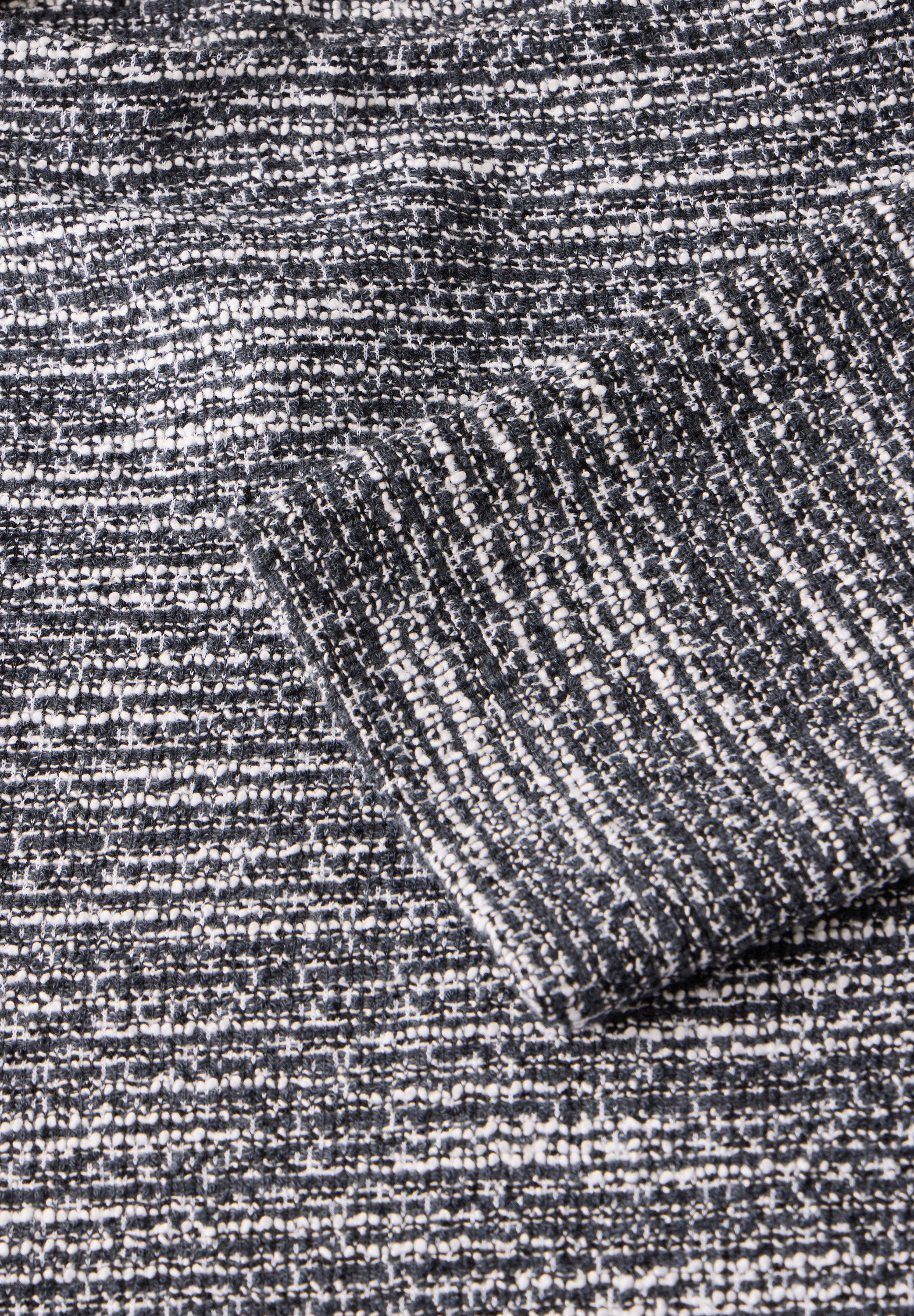 STREET ONE Shirt met 3/4 mouwen met bouclé structuur