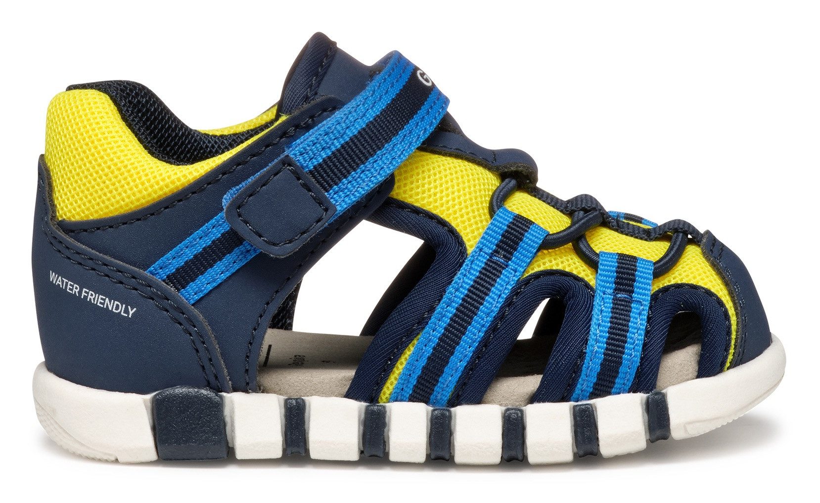 Geox Babyschoentjes B SANDAL IUPIDOO BOY , trekking-sandaal, outdoorschoen, babyschoen met klittenbandsluiting
