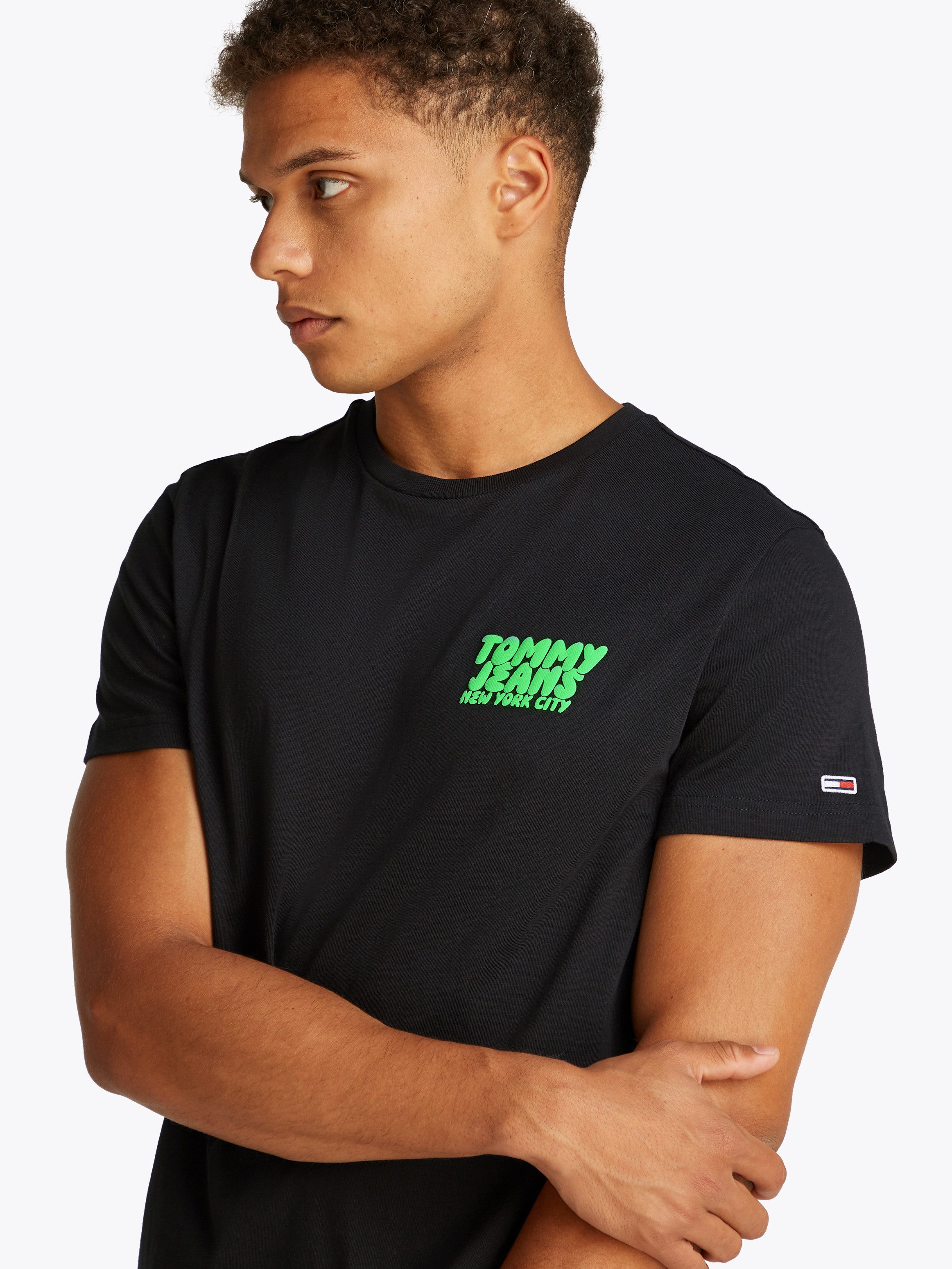 TOMMY JEANS T-shirt TJM SLIM BUBBLE PRINT SS TEE EXT