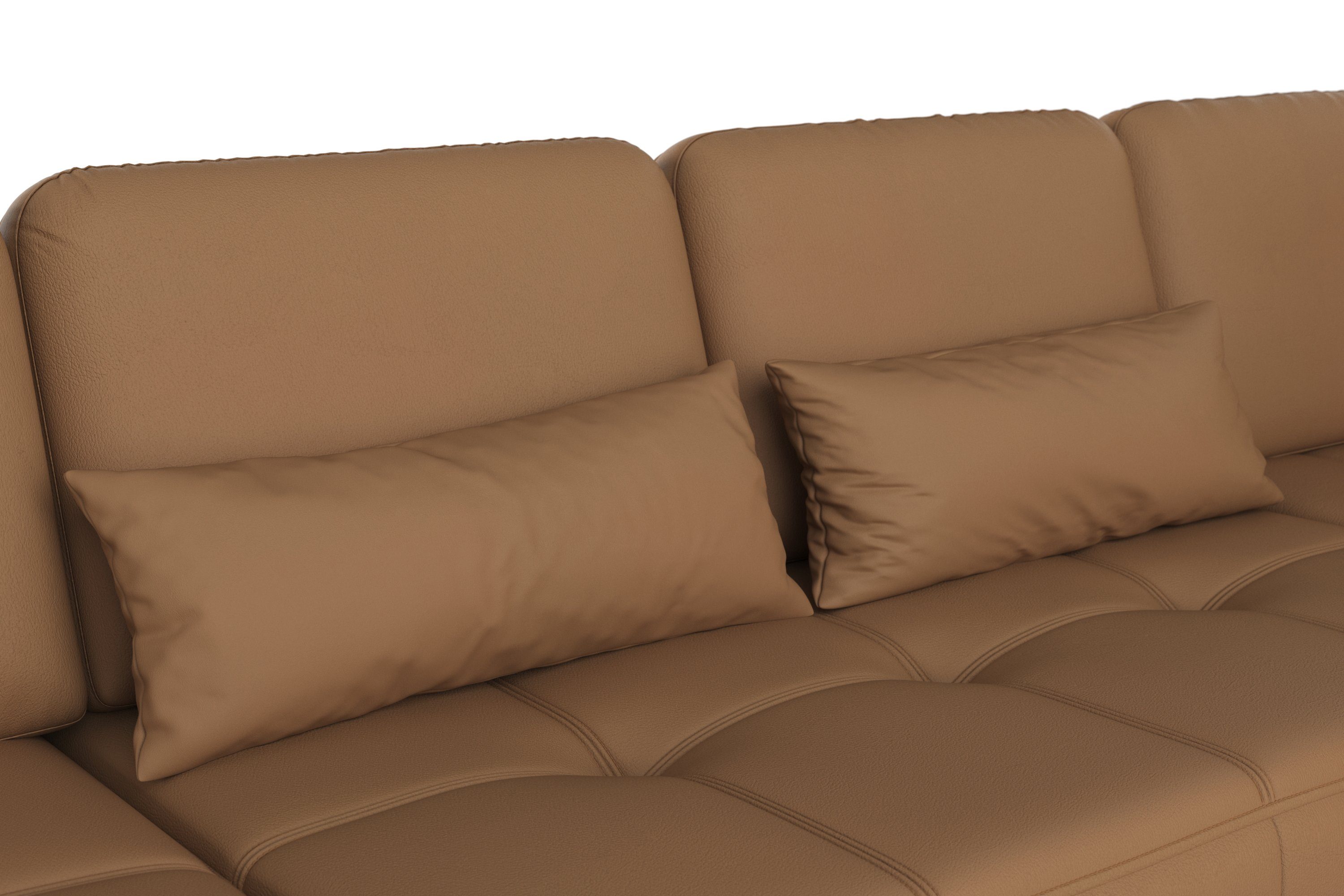 sit&more Zithoek Bendigo U-vorm inclusief zitdiepteverstelling, bodemvrijheid 15 cm, in 2 pootkleuren