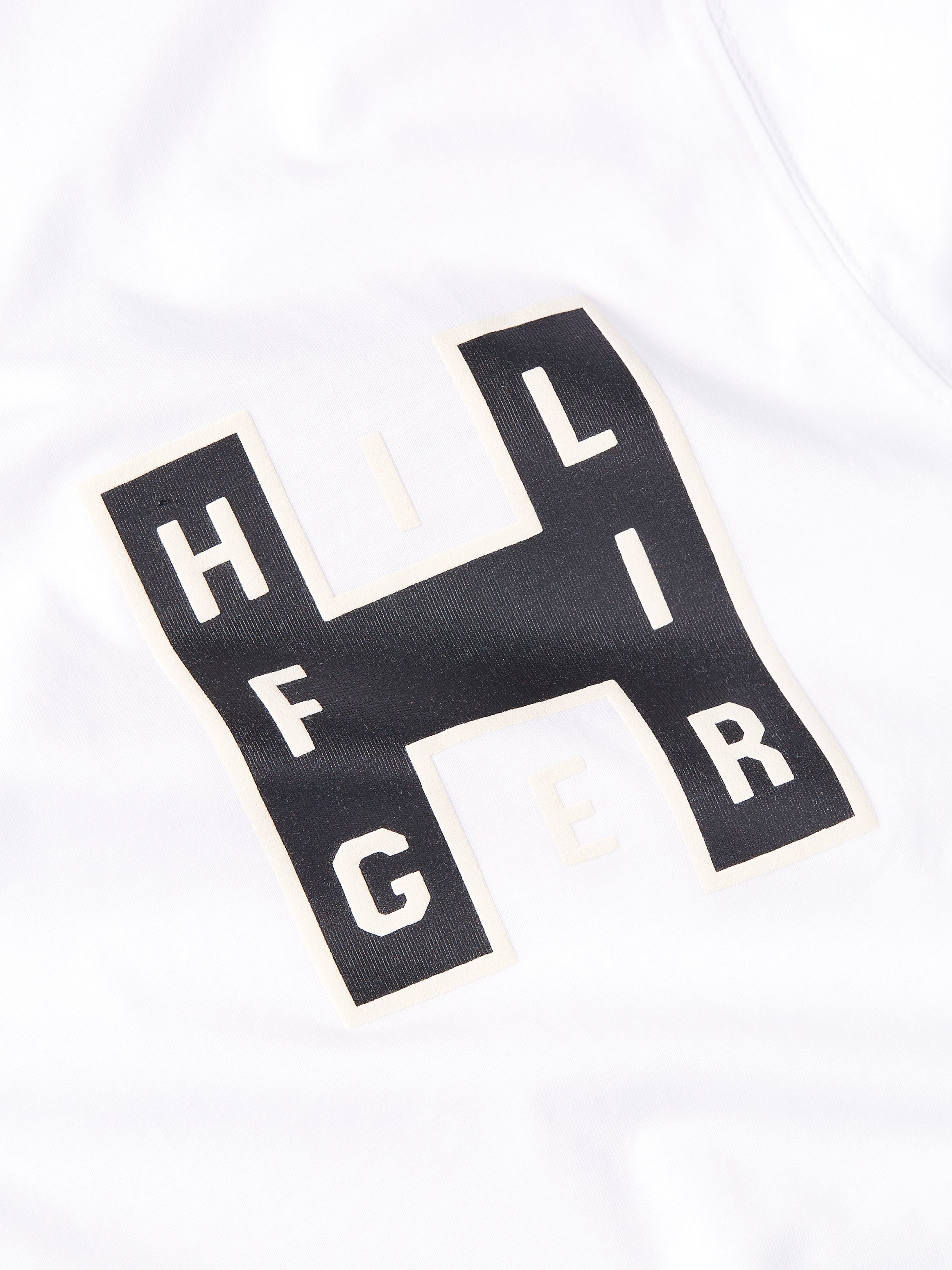 Tommy Hilfiger Shirt met korte mouwen VARSITY H TEE met grote hilfiger print op de borst