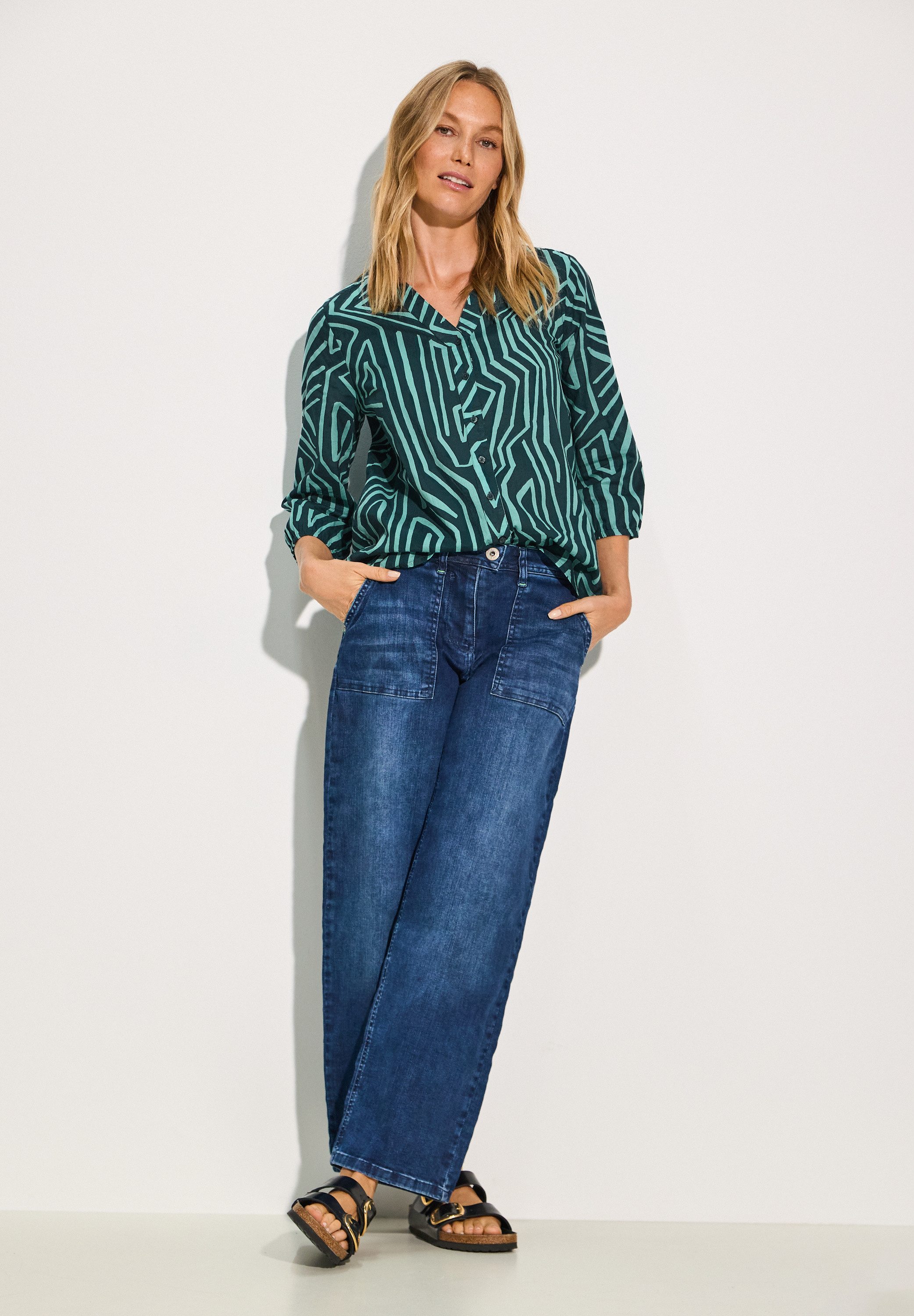 Cecil Overhemdblouse met print