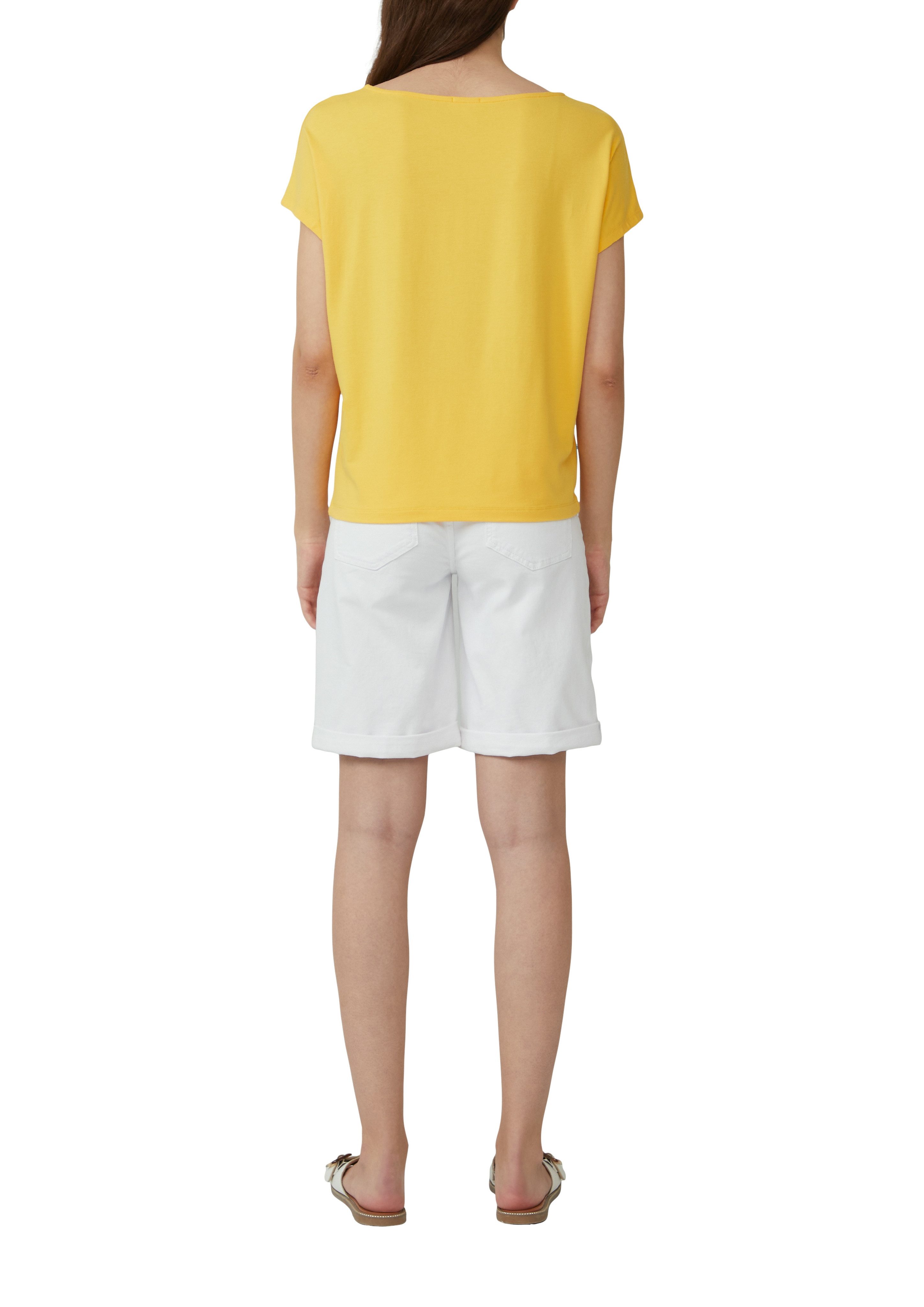 s.Oliver T-shirt met afhangende schouders