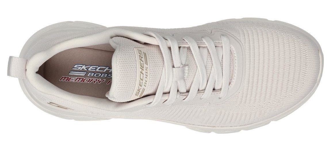 Skechers Sneakers BOBS B FLEX HI-FLYING HI , trainingsschoen, veterschoen, vrijetijdsschoen in vegan verwerking