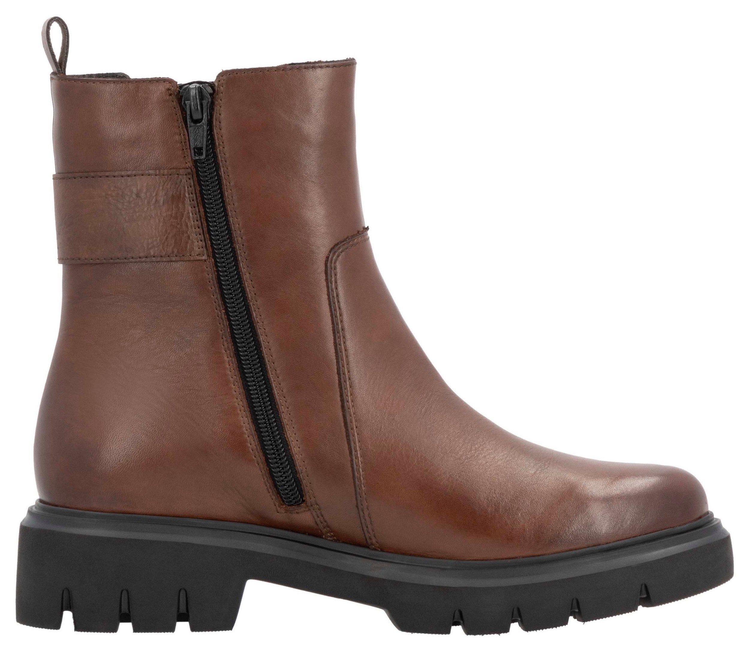 Remonte Chelsea-boots blokhak, businessmode, enkellaars met mooie decoratieve gesp
