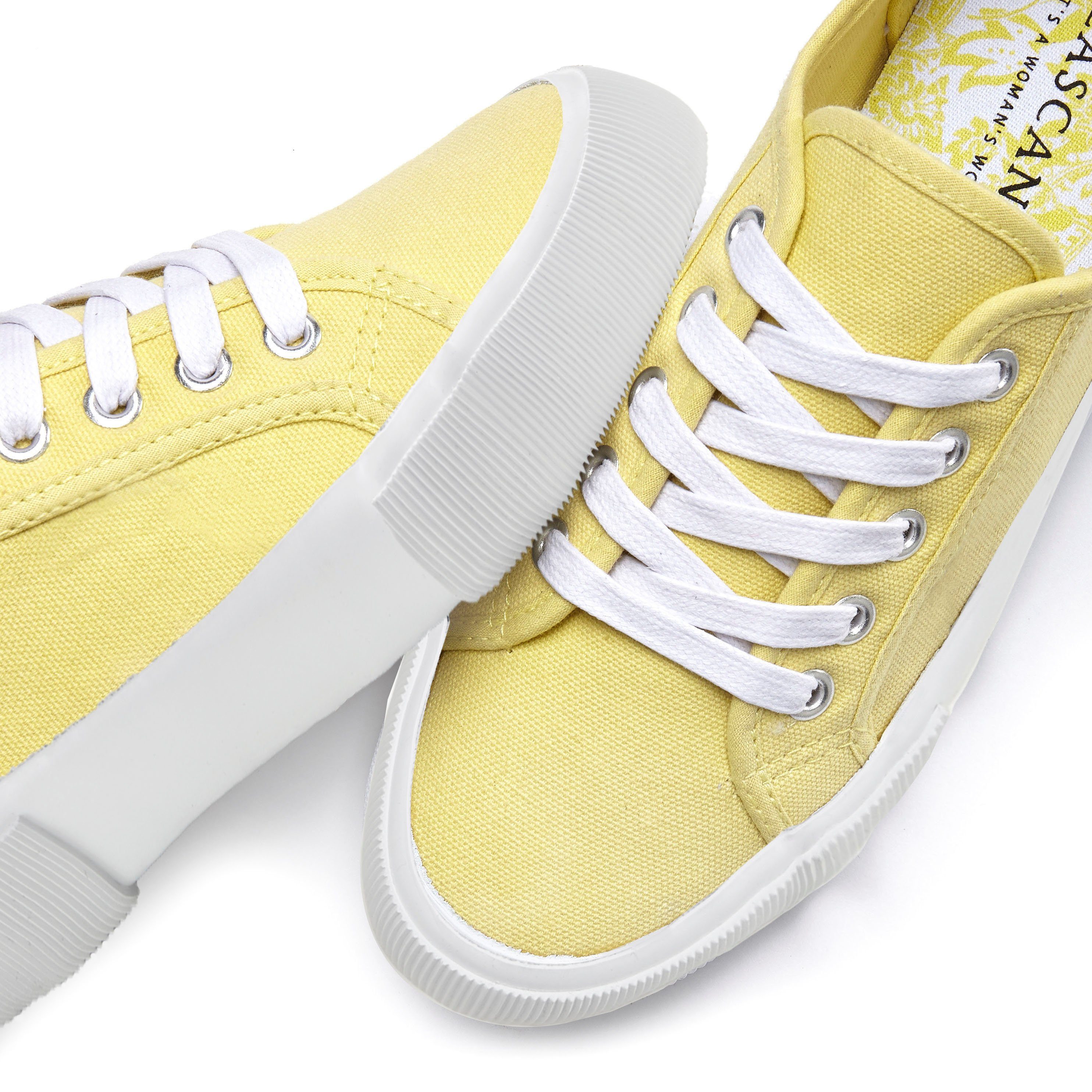 Lascana Sneakers van textiel, veterschoen, vrijetijdsschoen