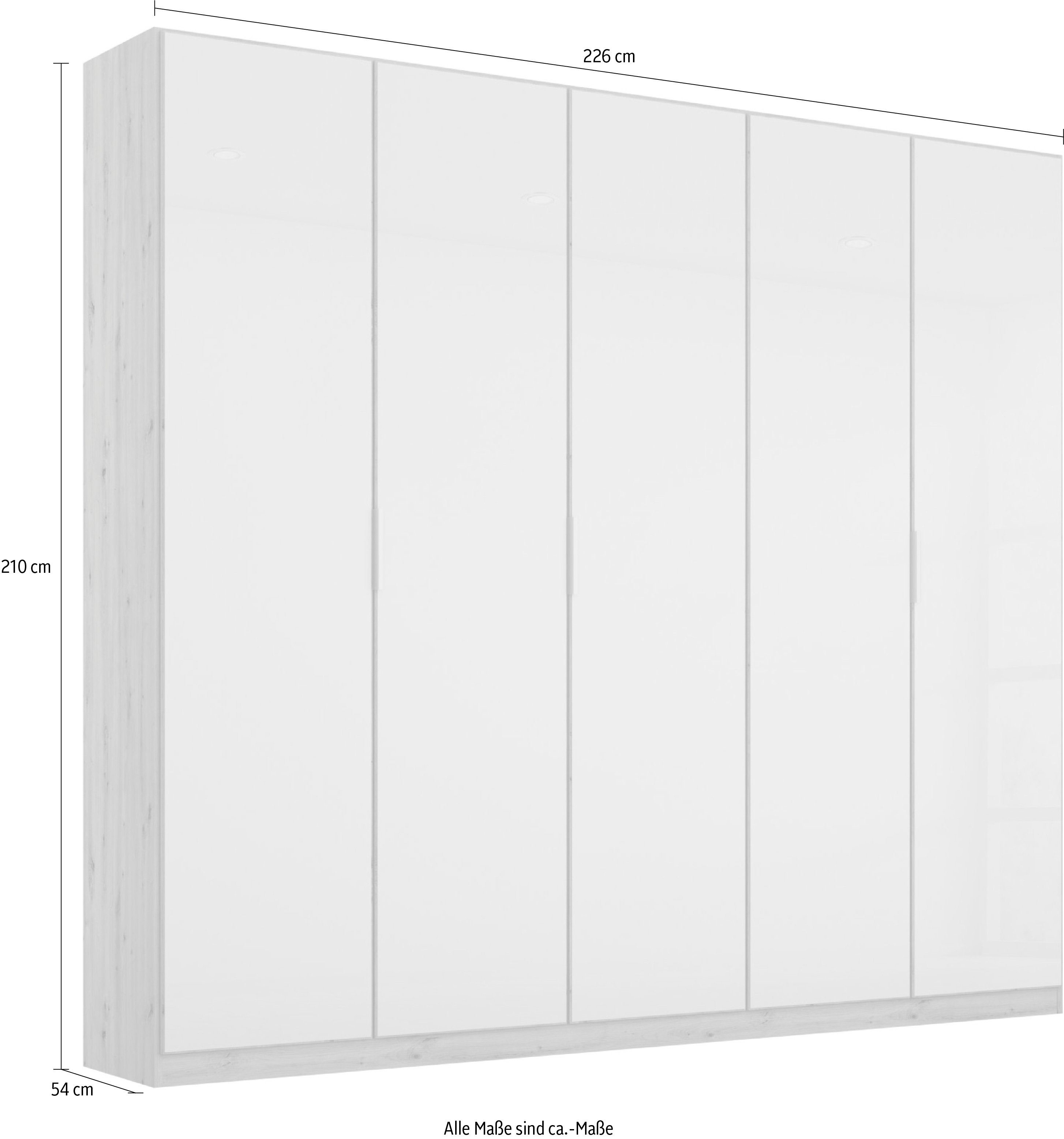 rauch Draaideurkast Kledingkast kast garderobe KOLUNA met hoogwaardige glasfront