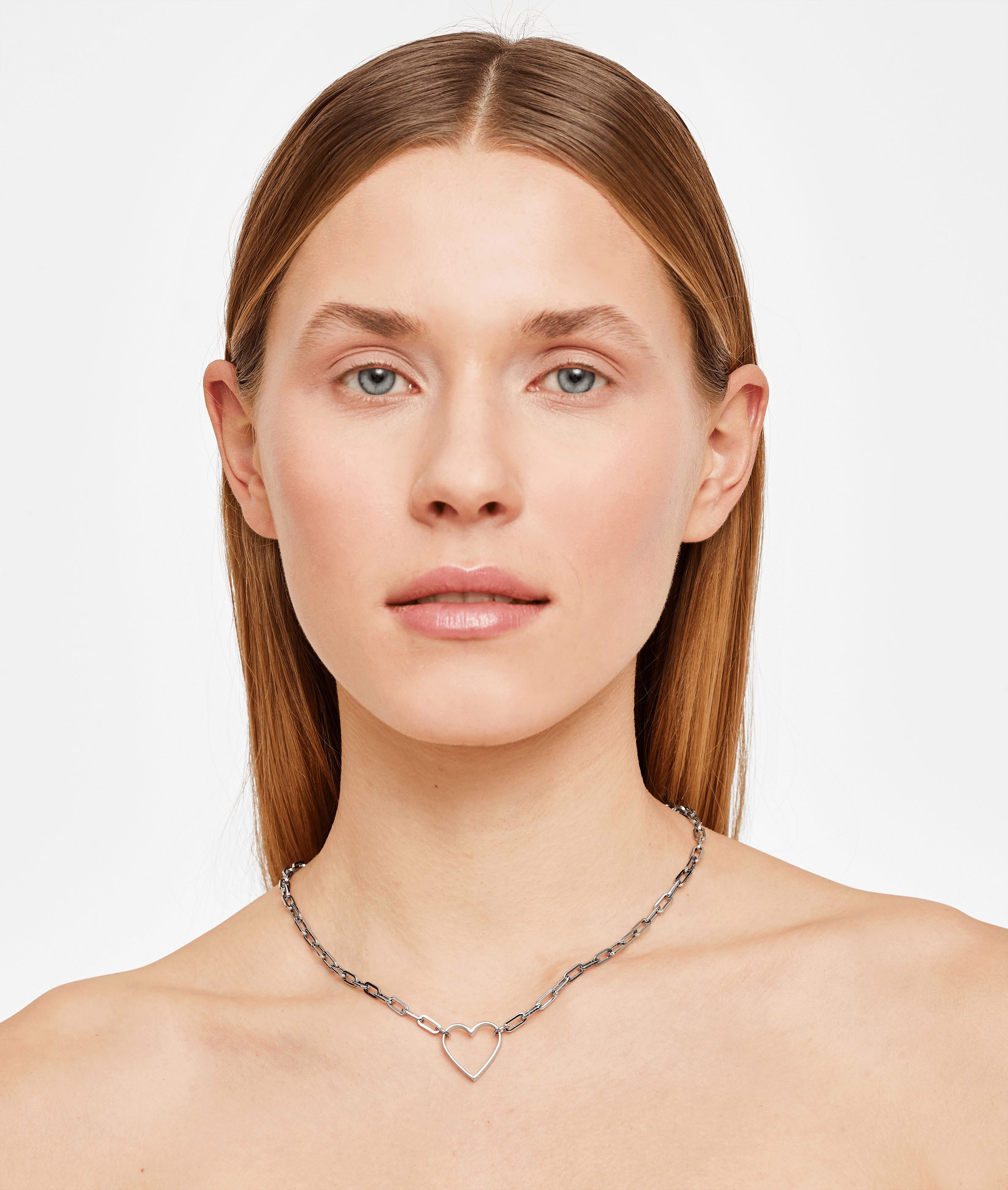 Liebeskind Berlin Ketting met hanger Schmuck Geschenk Edelstahl Halskette Herz, LJ-0349-N-45