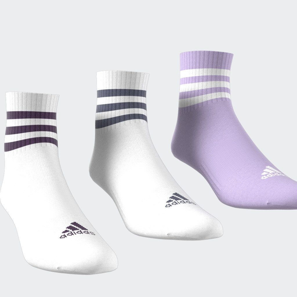 adidas Performance Functionele sokken 3 STRIPES CUSHIONED SPORTSWEAR MIDCUT SOKKEN, 3 PAAR (3 paar)