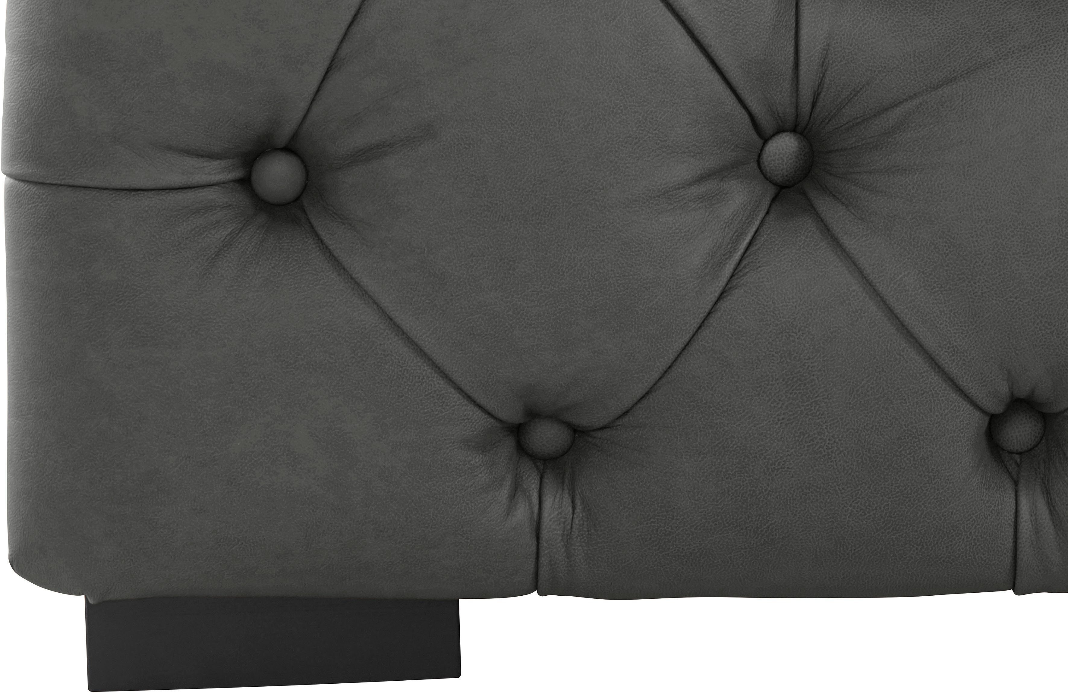 Home affaire Chesterfield-bank Kalina klassieke chesterfield knoopdetails, zeer hoogwaardige afwerking