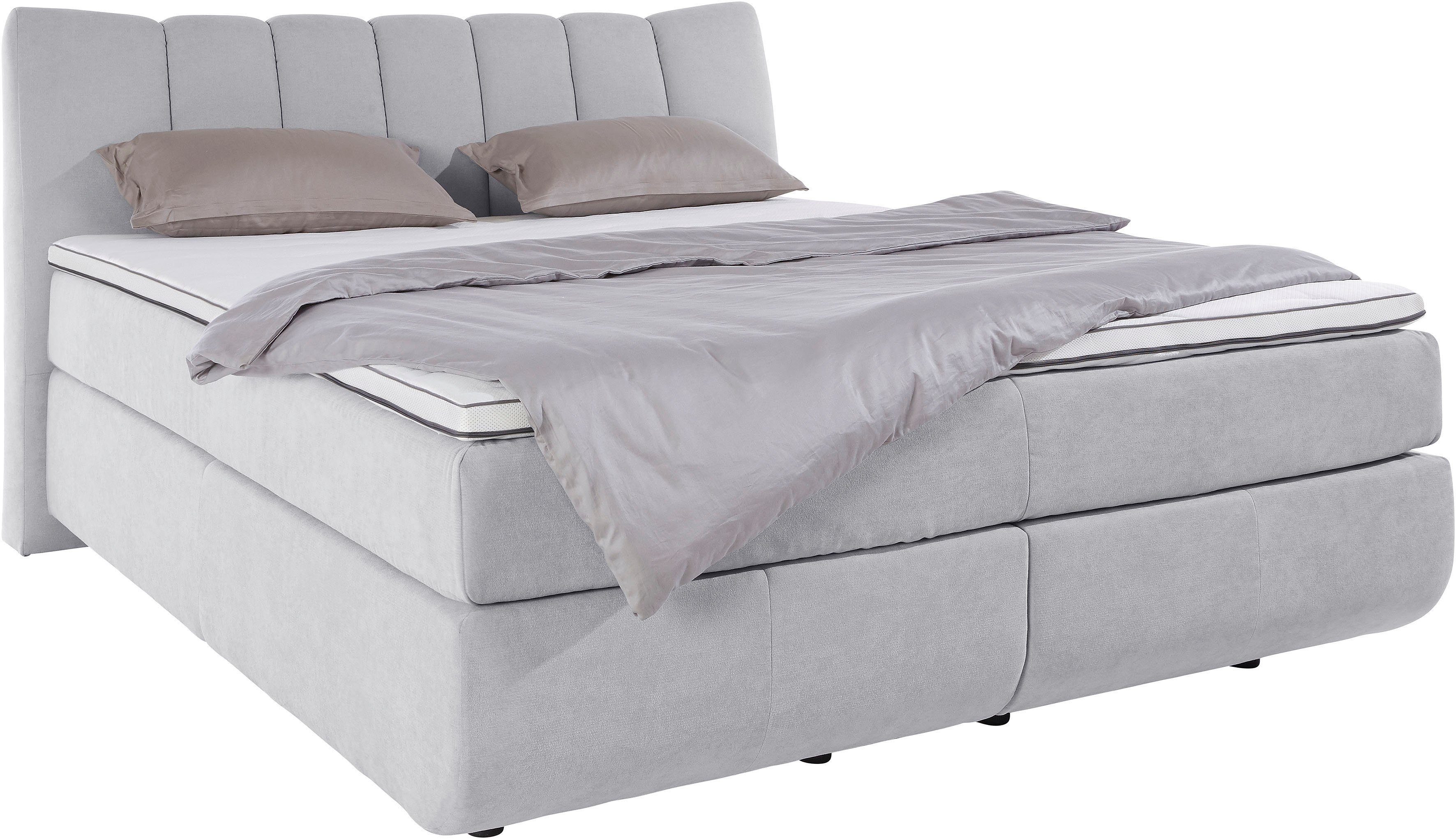 Leonique Boxspring Océane Los van de vloer- werkt vrijzwevend, verschillende hardheden (ook H4)