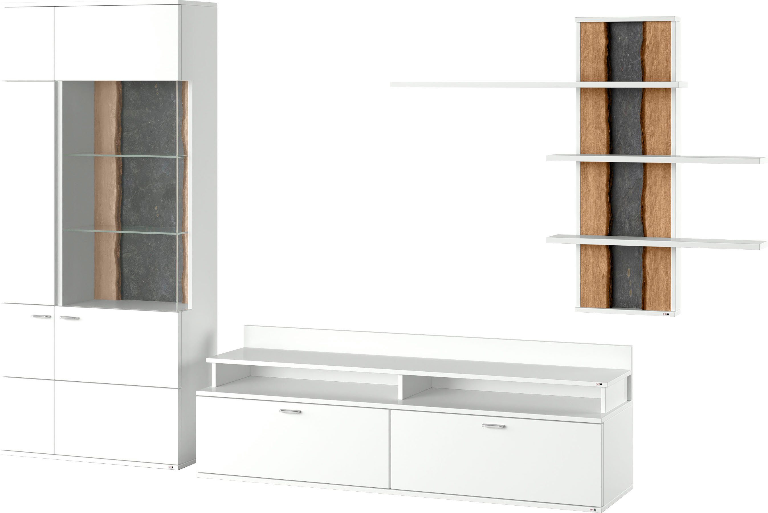 set one by Musterring Wandmeubel Tacoma Type 01, met wandrek (set, 4-delig)