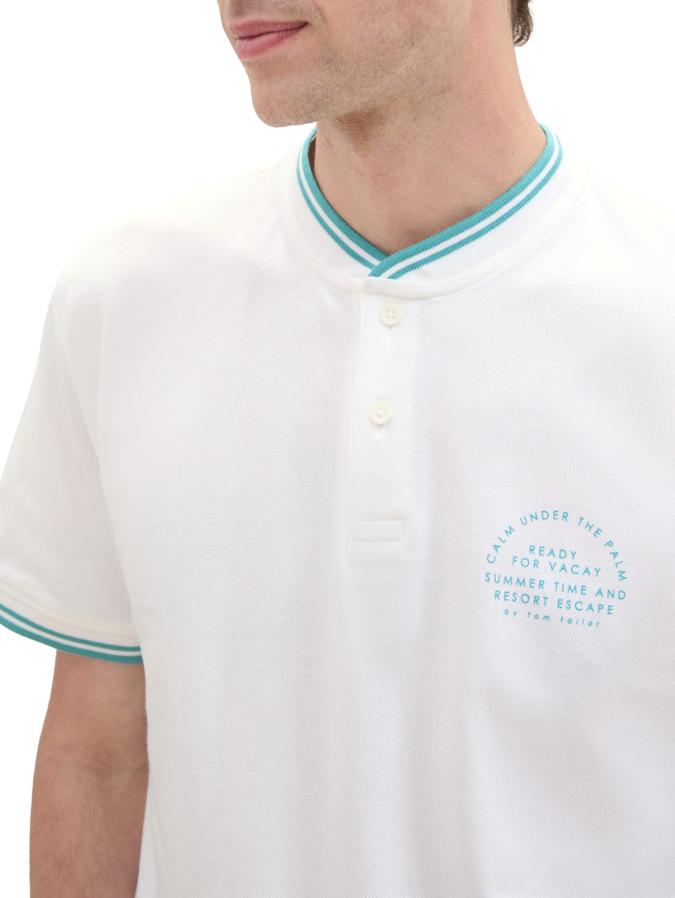 Tom Tailor Poloshirt met print
