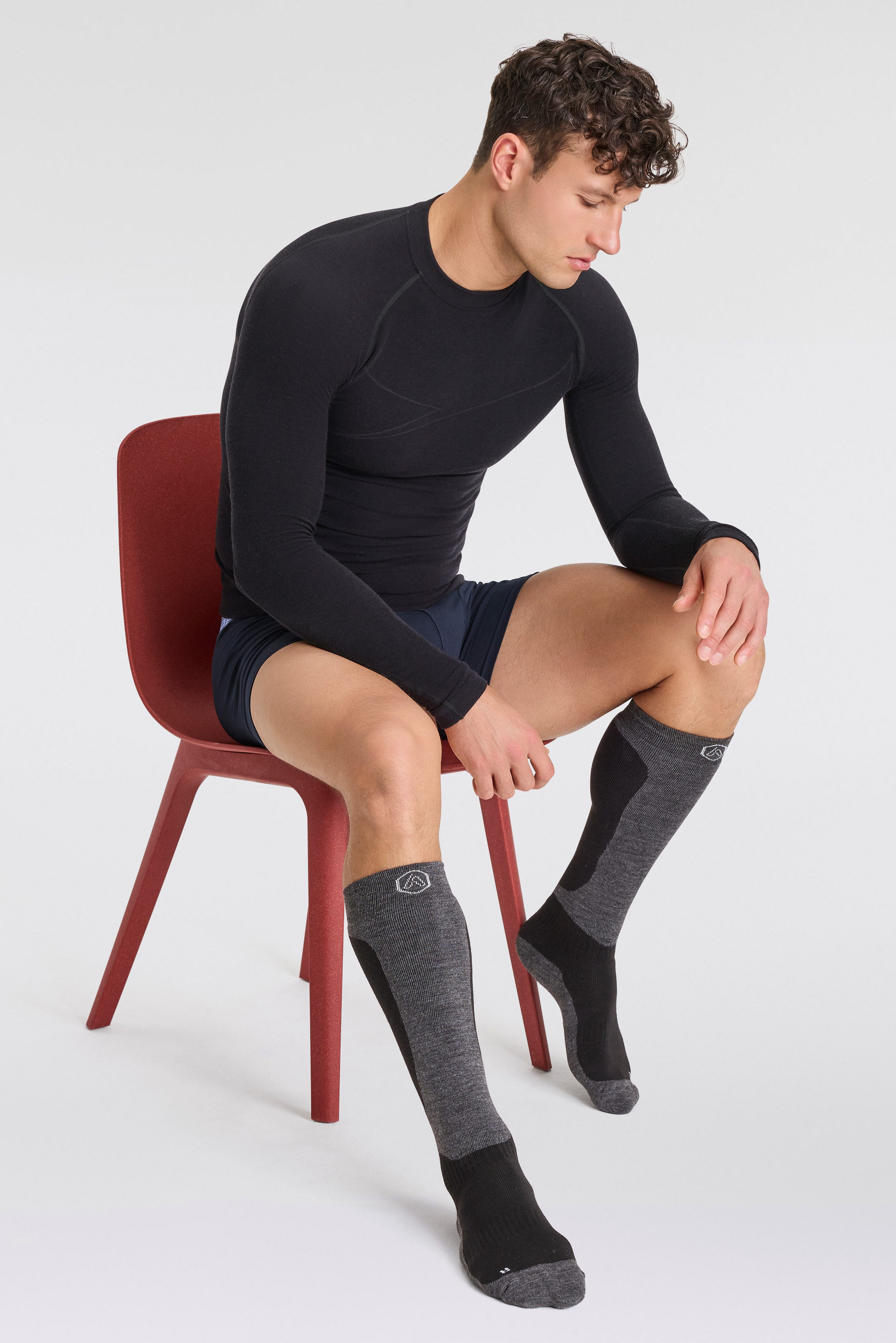 XTREME sockswear Hemd MEN THERMAL WOOL UNDERSHIRT met merinowolpercentage hoge ronde halslijn voor koude temperaturen (1 stuk)