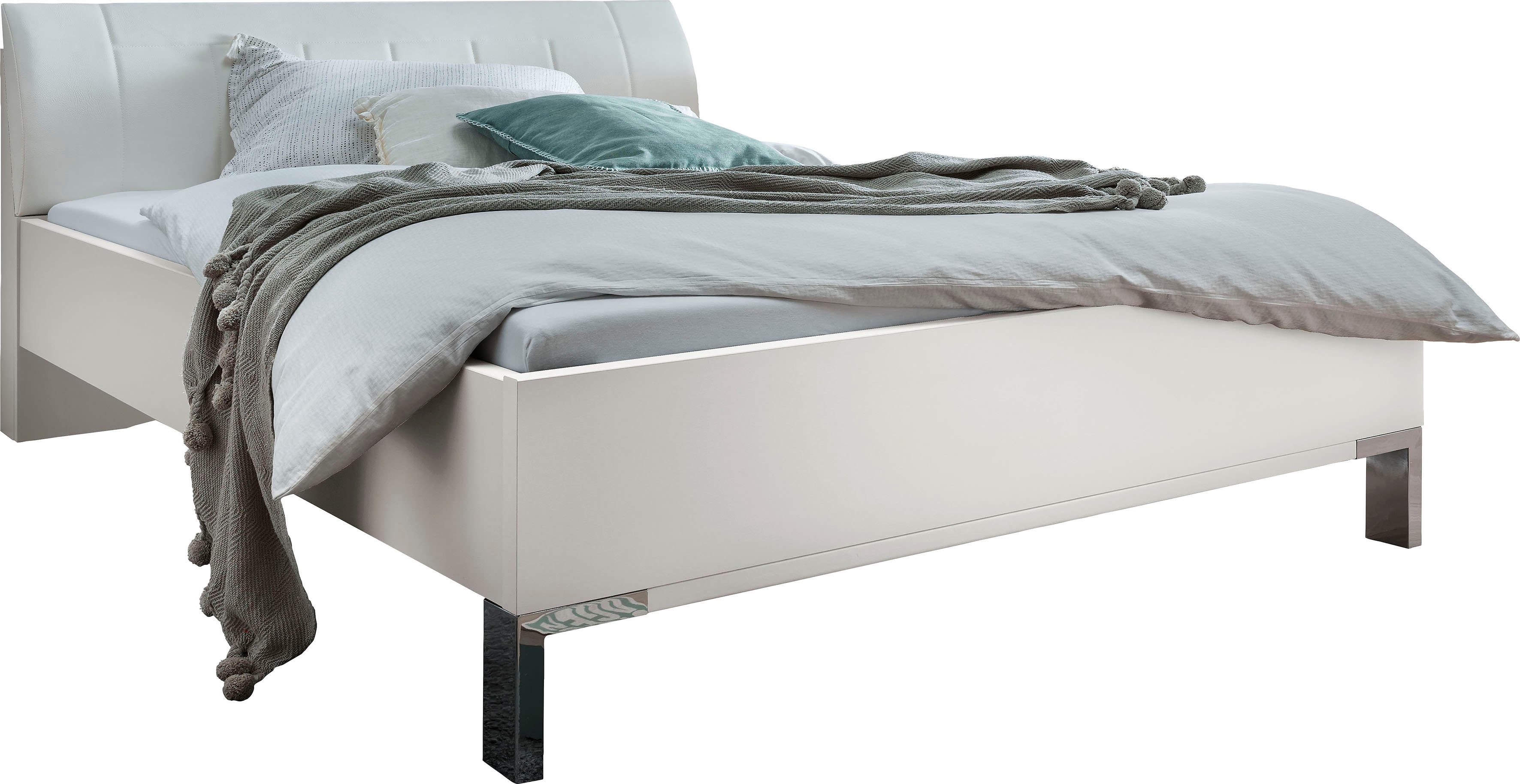 WIEMANN futonbed Monaco met bekleed hoofdbord