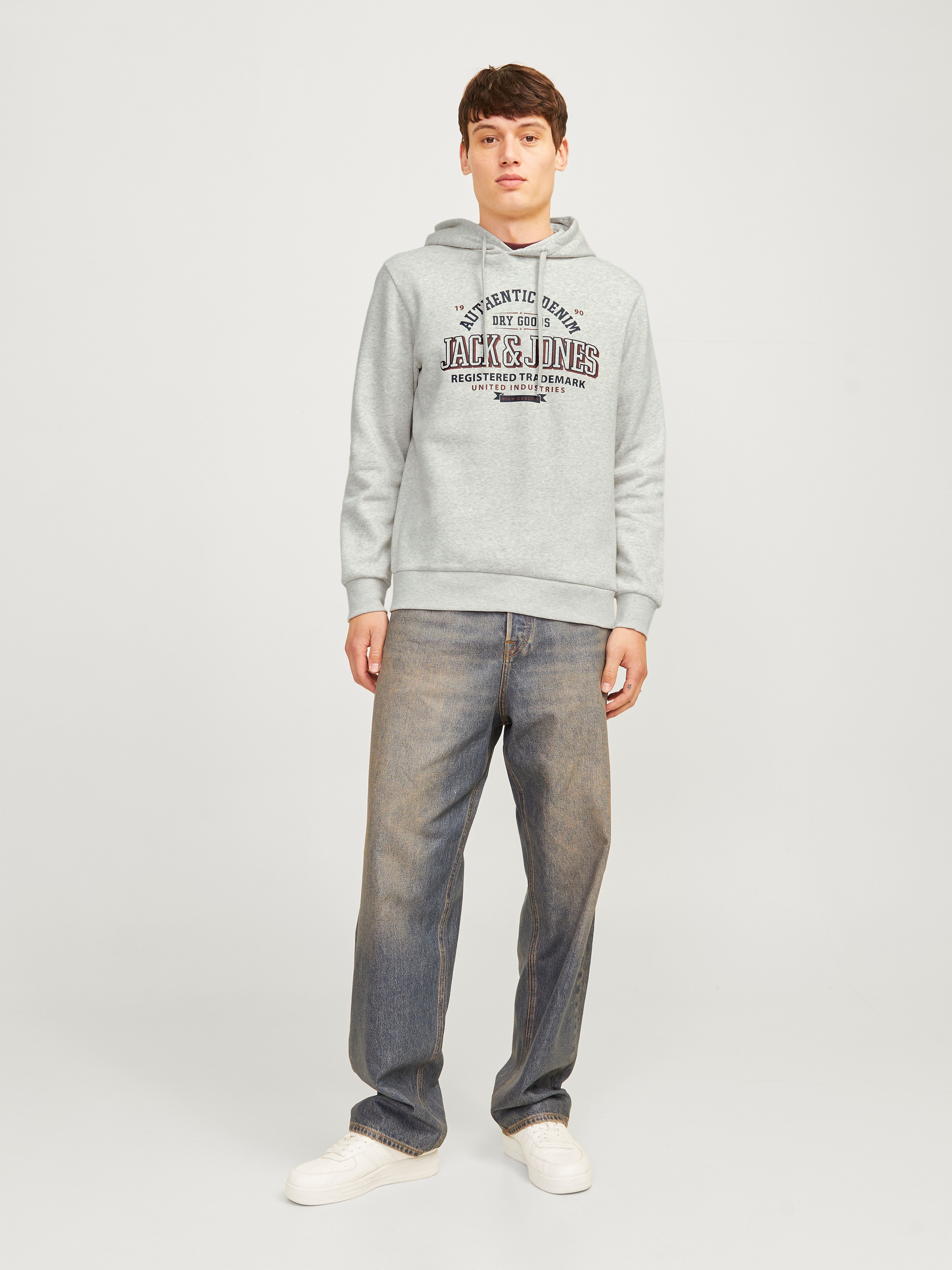 Jack & Jones Hoodie JJELOGO SWEAT HOOD 2 COL 24 25 NOOS