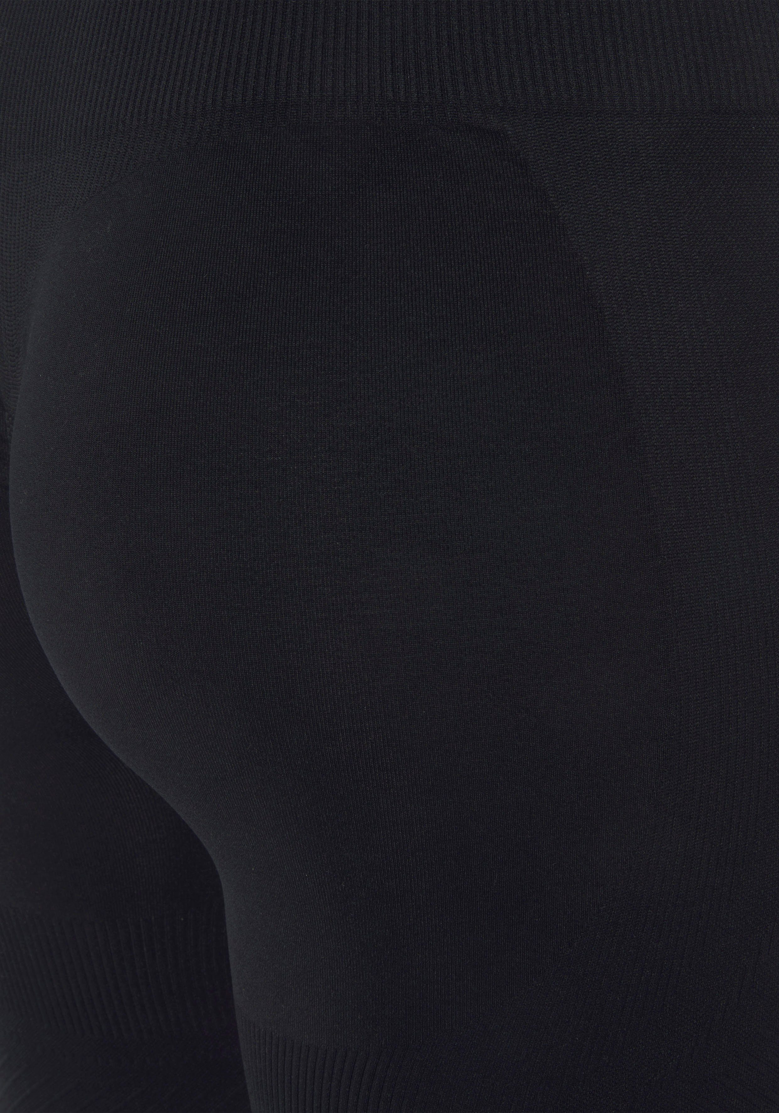 Lascana Functionele short Po Push Up met ribstructuur en shaping-effect sportshorts
