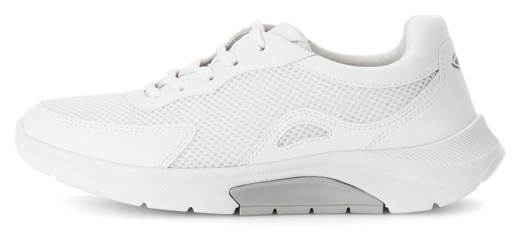 Gabor Rollingsoft Sneakers met sleehak , vrijetijdsschoen, lage schoen, veterschoen met verwisselbaar voetbed