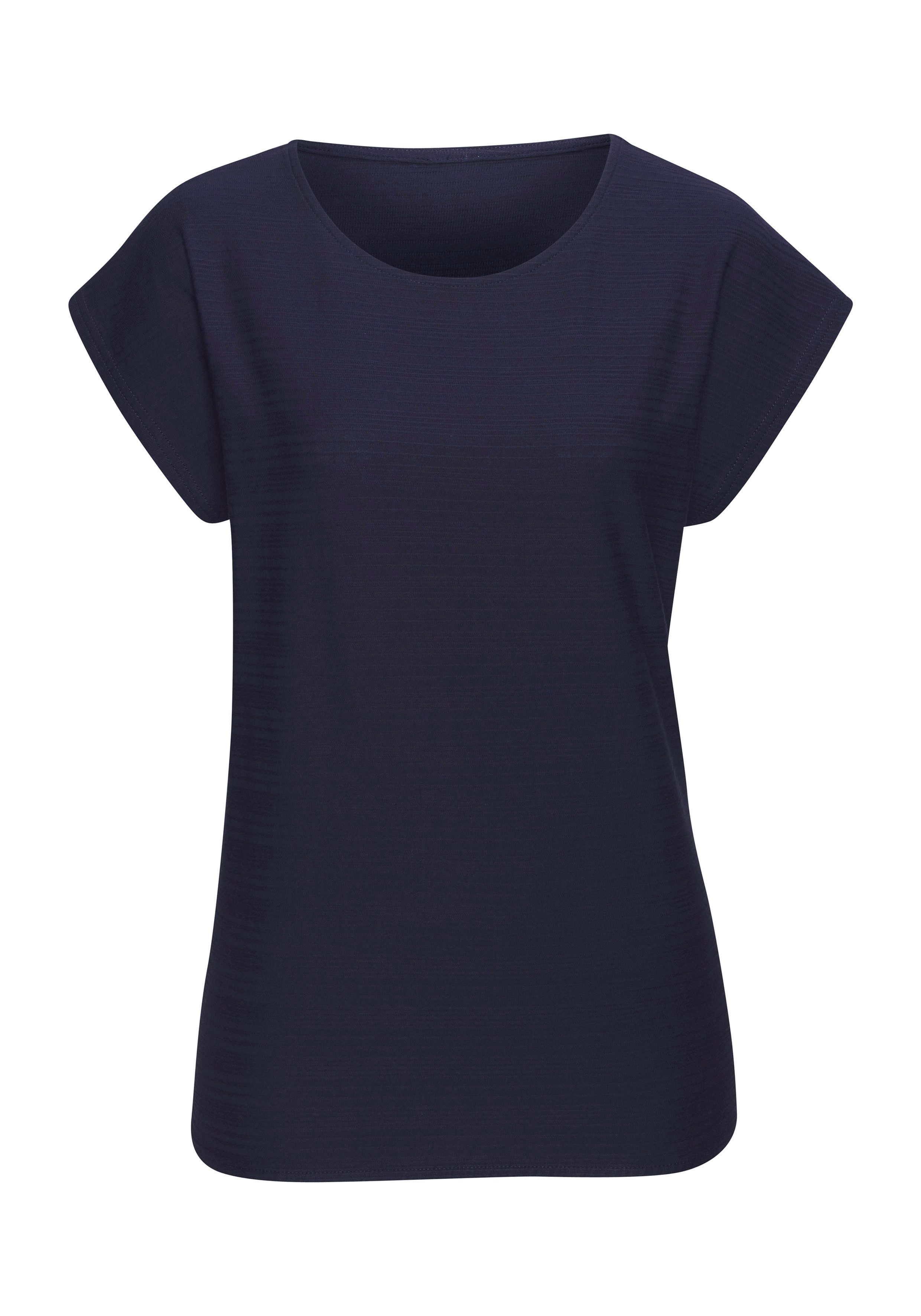 Vivance T-shirt Met modieuze streepstructuur in een zachte katoenkwaliteit (set)