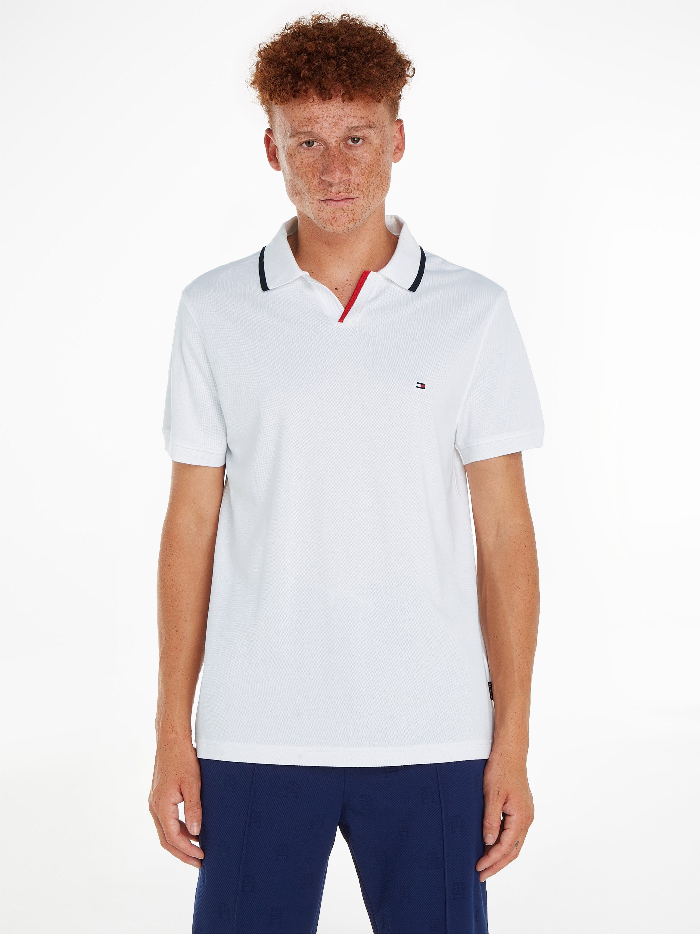 Tommy Hilfiger Poloshirt RWB TIPPED V COLLAR REG POLO