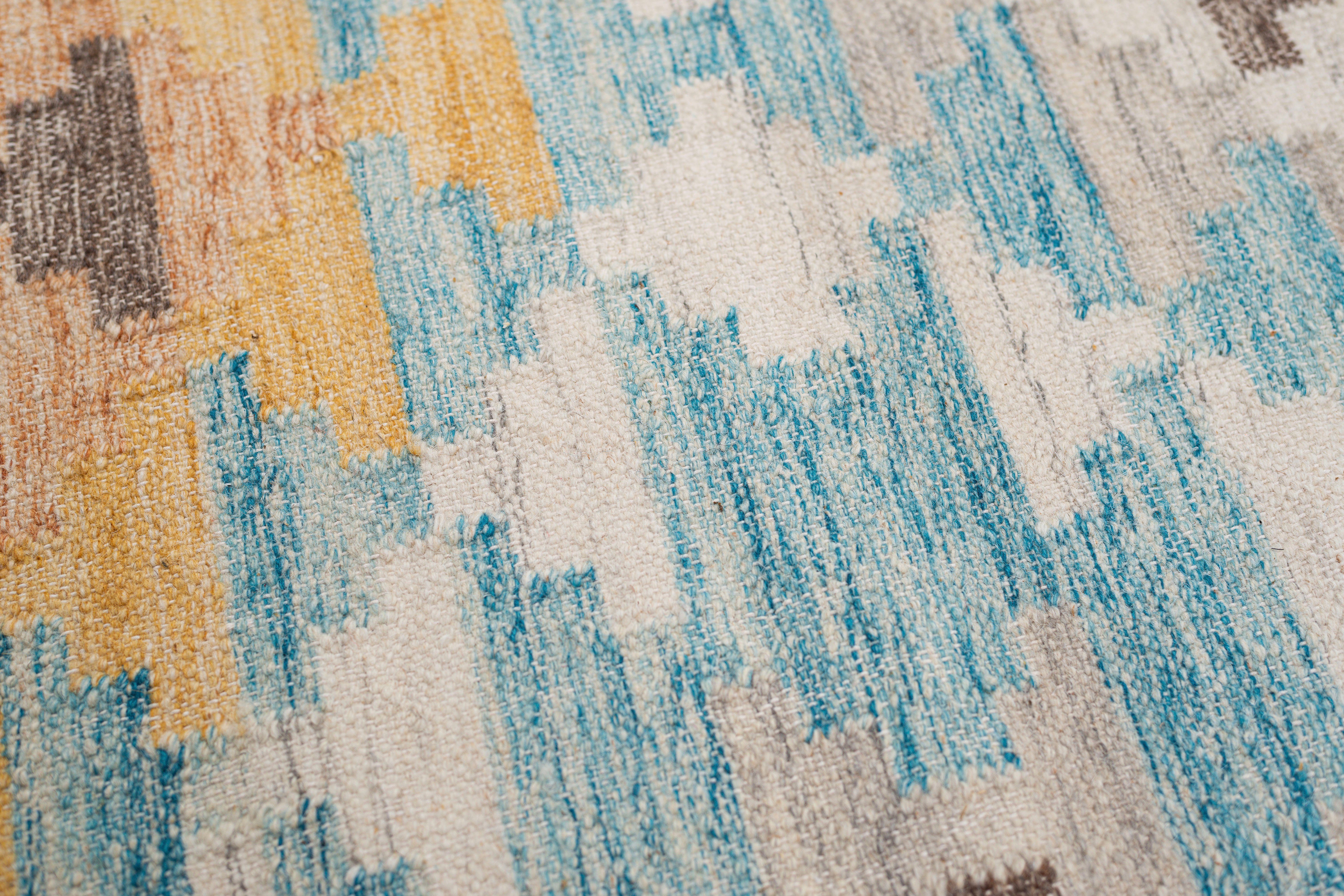 TOM TAILOR HOME Vloerkleed Check Kelim met de hand geweven, met franje, boho-stijl