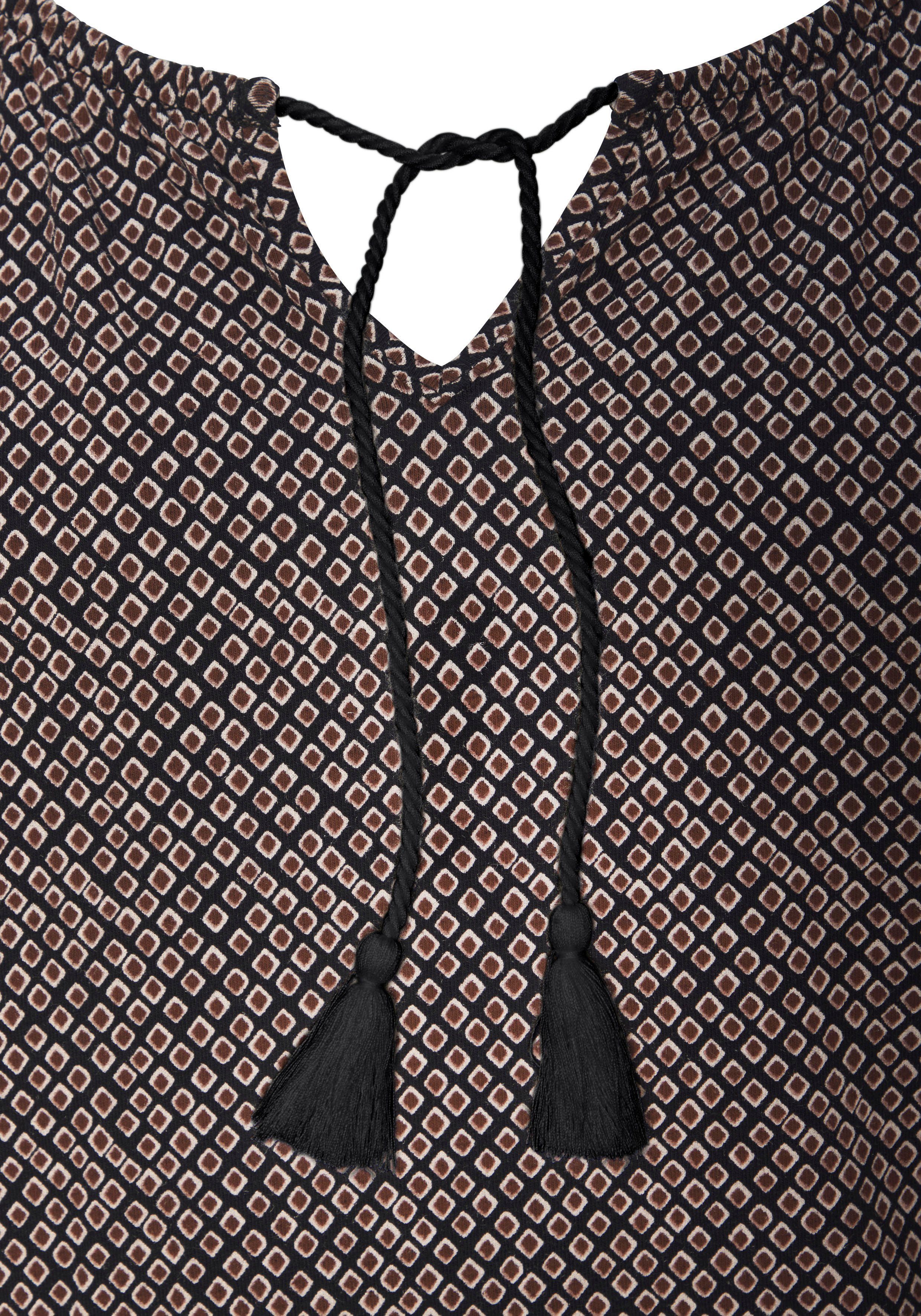 Lascana Shirt met 3 4 mouwen van zachte viscose-stretch (1-delig)