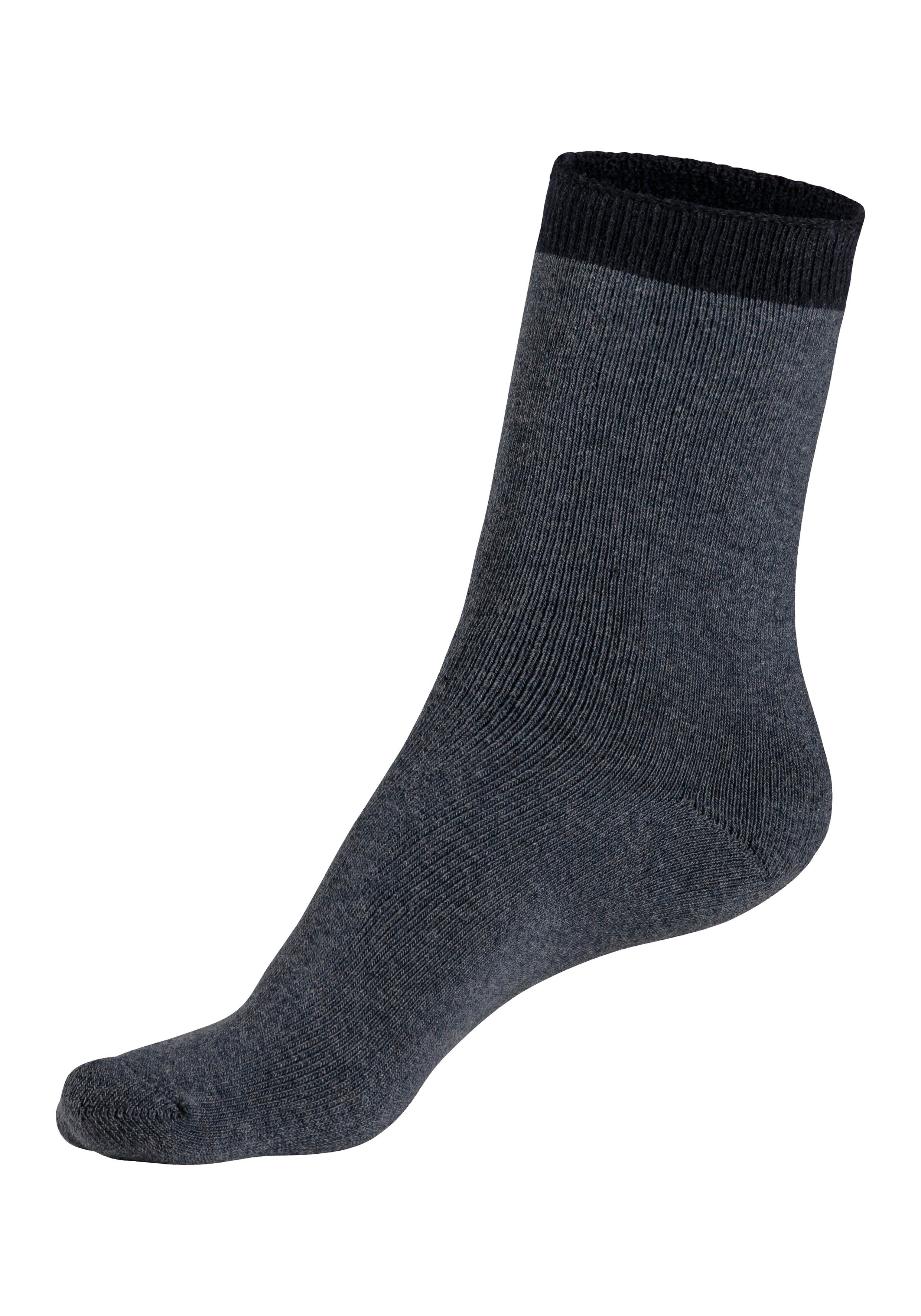Lavana Wellness-sokken met frottébinnenkant (set, 4 paar)