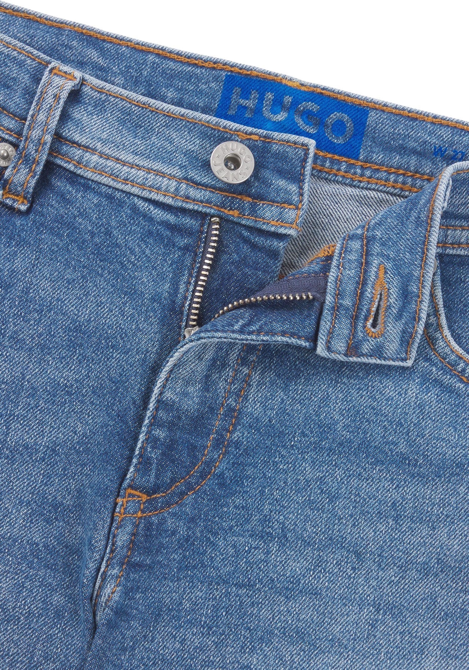HUGO Blue Bootcut jeans Getti_B Uitlopende pijp, elastisch denim
