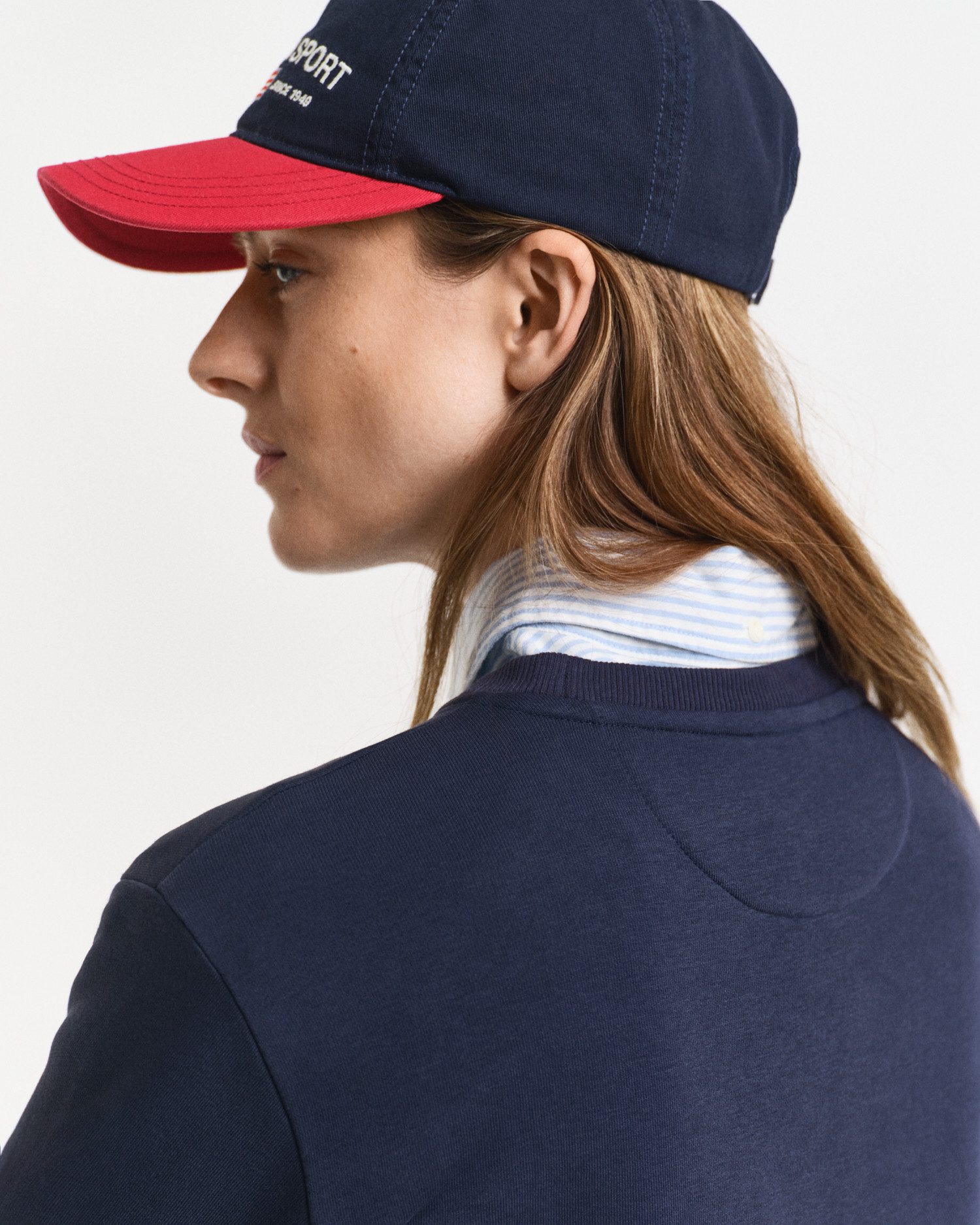 Gant Sweatjurk SHIELD C-NECK SWEAT DRESS Shield sweatjurk met ronde hals