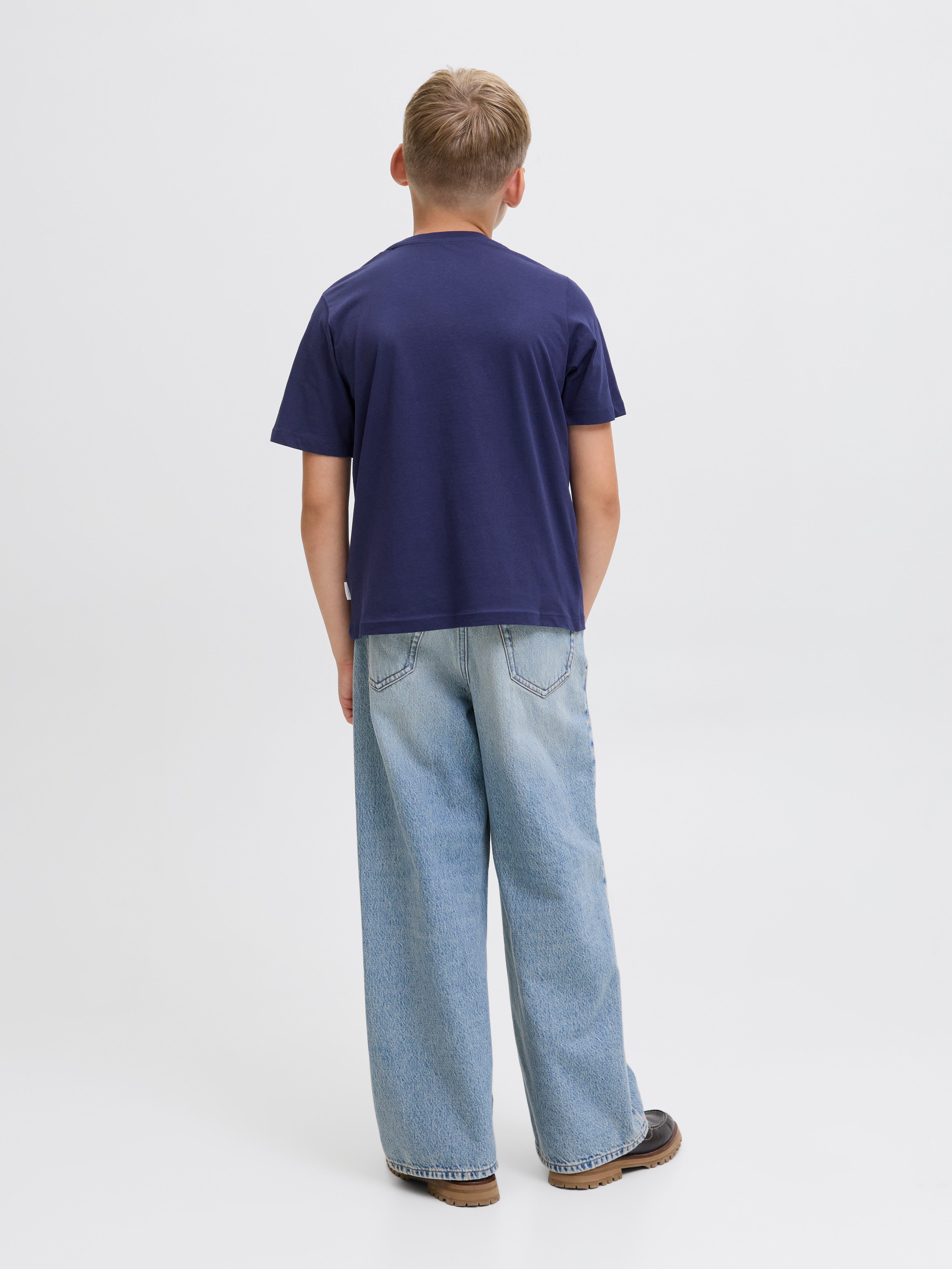 Jack & Jones Junior T-shirt JORINWOOD BLOCK BRAND TEE SS CN NOOS JNR