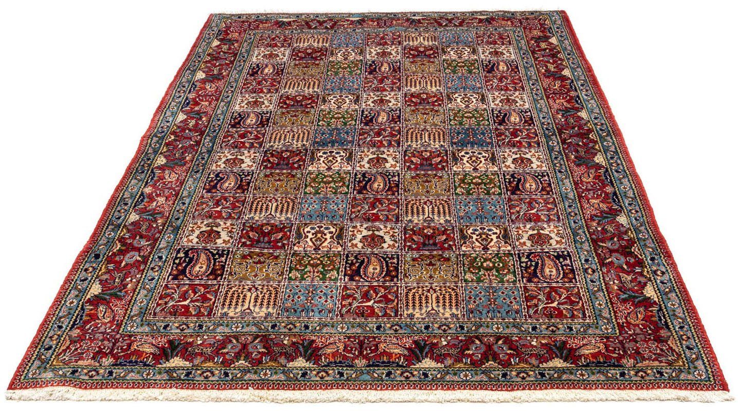 morgenland Wollen kleed Moud velden rosso 251 x 162 cm Uniek exemplaar met certificaat