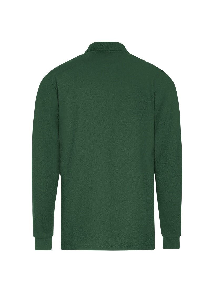 Trigema Poloshirt lange mouw poloshirt met mouwboorden (1-delig)