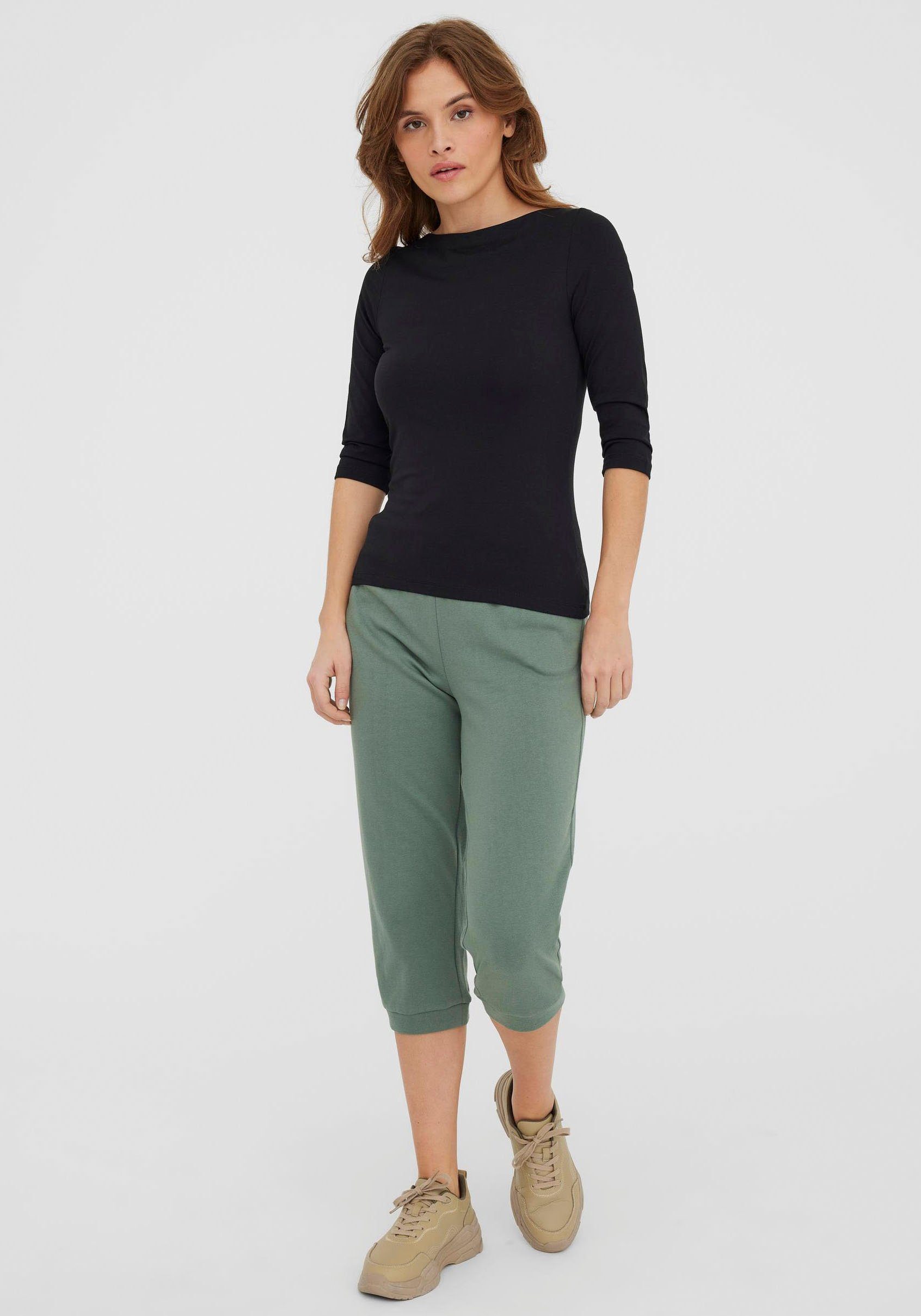 Vero Moda Shirt met 3/4 mouwen VMPANDA MODAL 3/4 TOP JRS NOOS