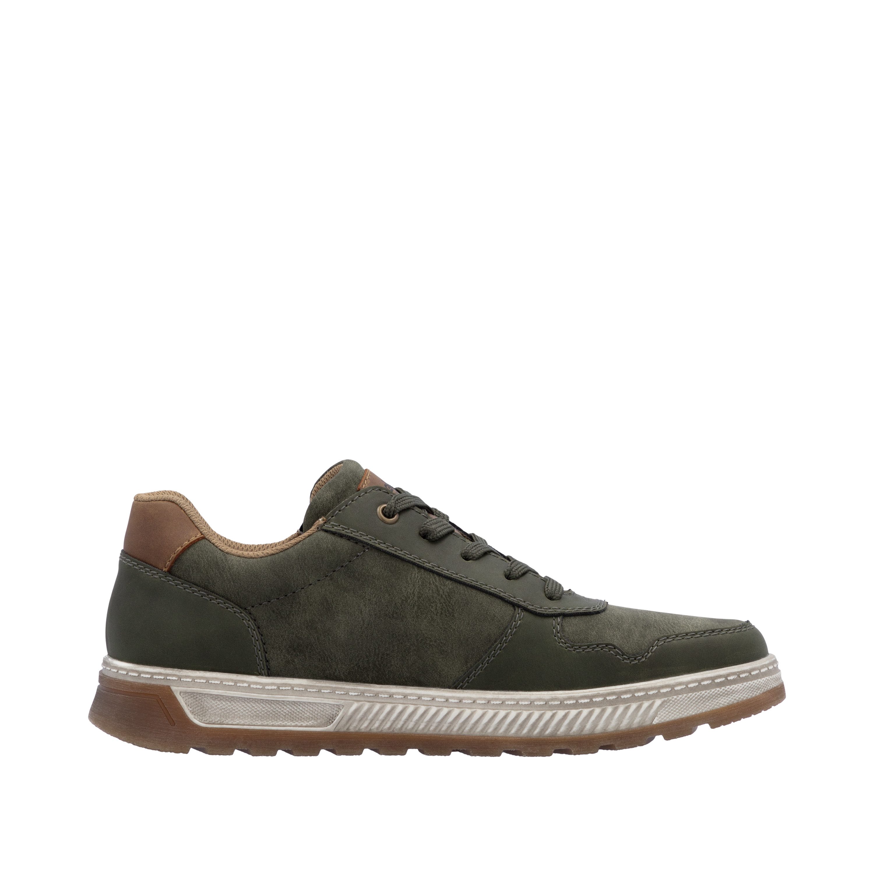 Rieker Sneakers Vrijetijdsschoen, halfschoen, veterschoen met contrastafwerking