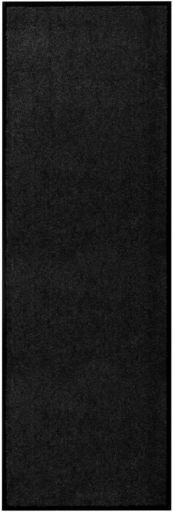Primaflor-Ideen in Textil Keukenloper CLEAN, Made in Belgium laagpolige vloerkleden maat 90 cm x 120 cm x 9 mm zwart