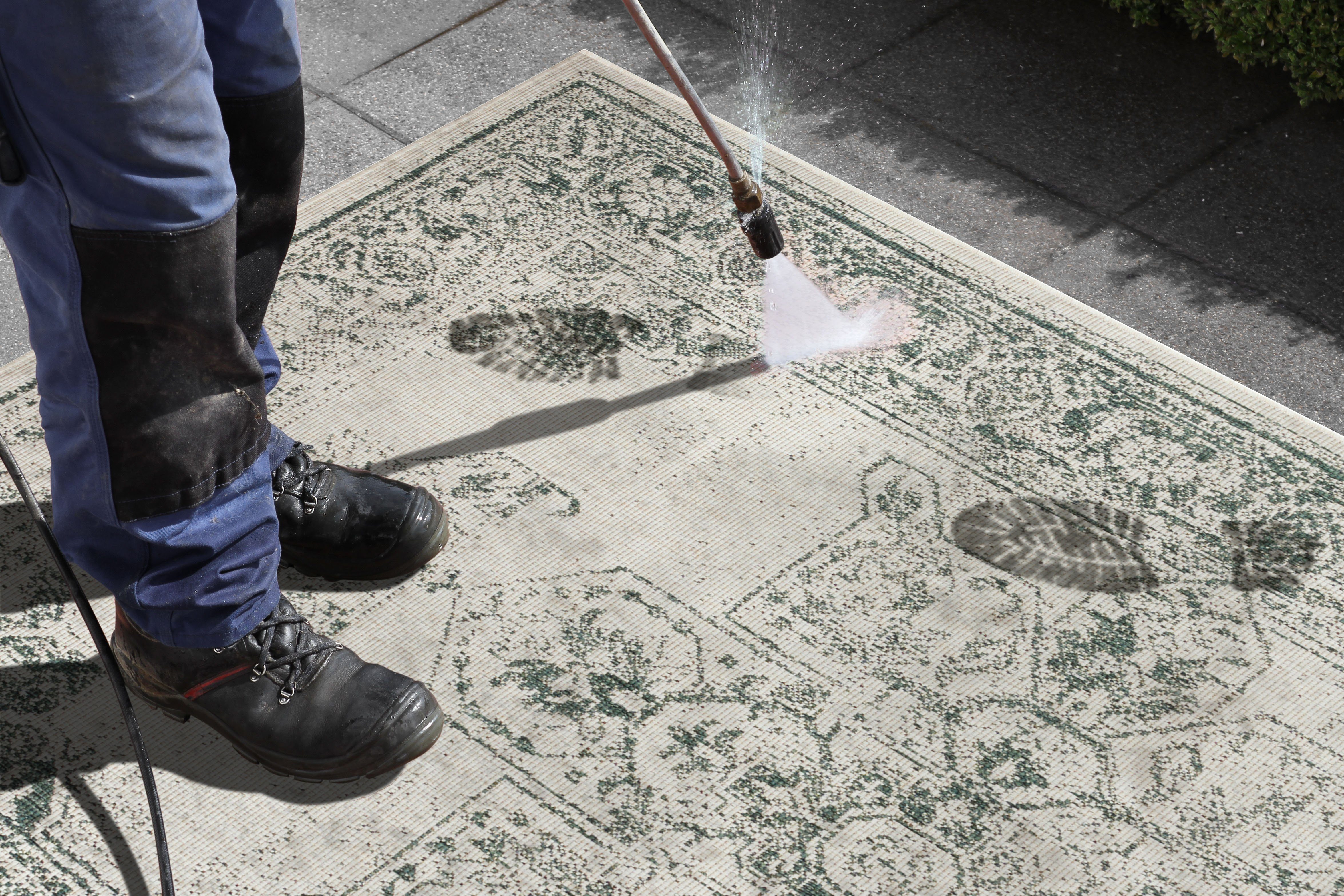 NORTHRUGS Vloerkleed Borbon tweezijdig te gebruiken kleed Geschikt voor binnen en buiten, weerbestendig, balkon, tuin, woonkamer, waterbestendig