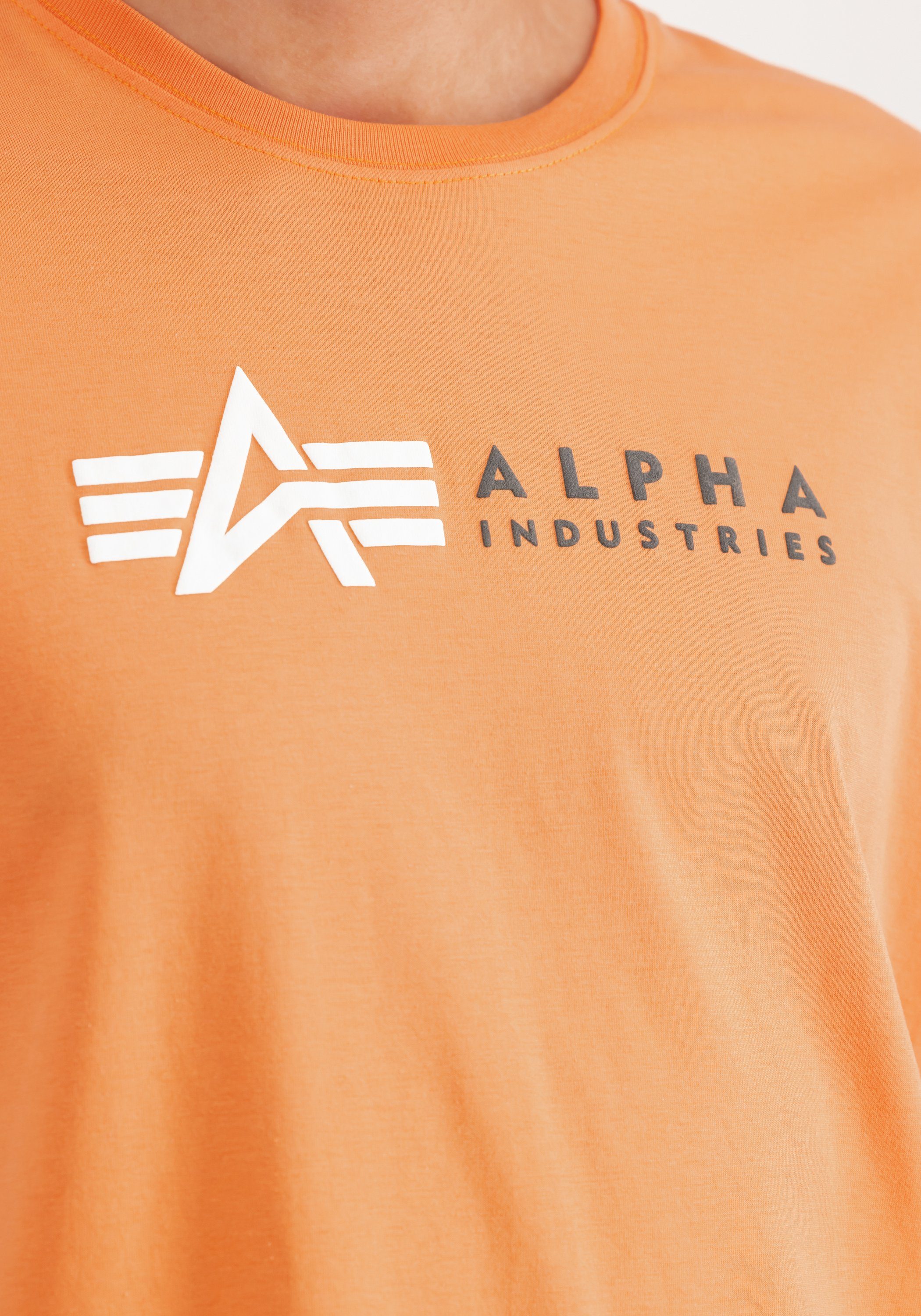 Alpha Industries T-shirt Alpha Industries Men - T-Shirts Alpha Label T Puff Print