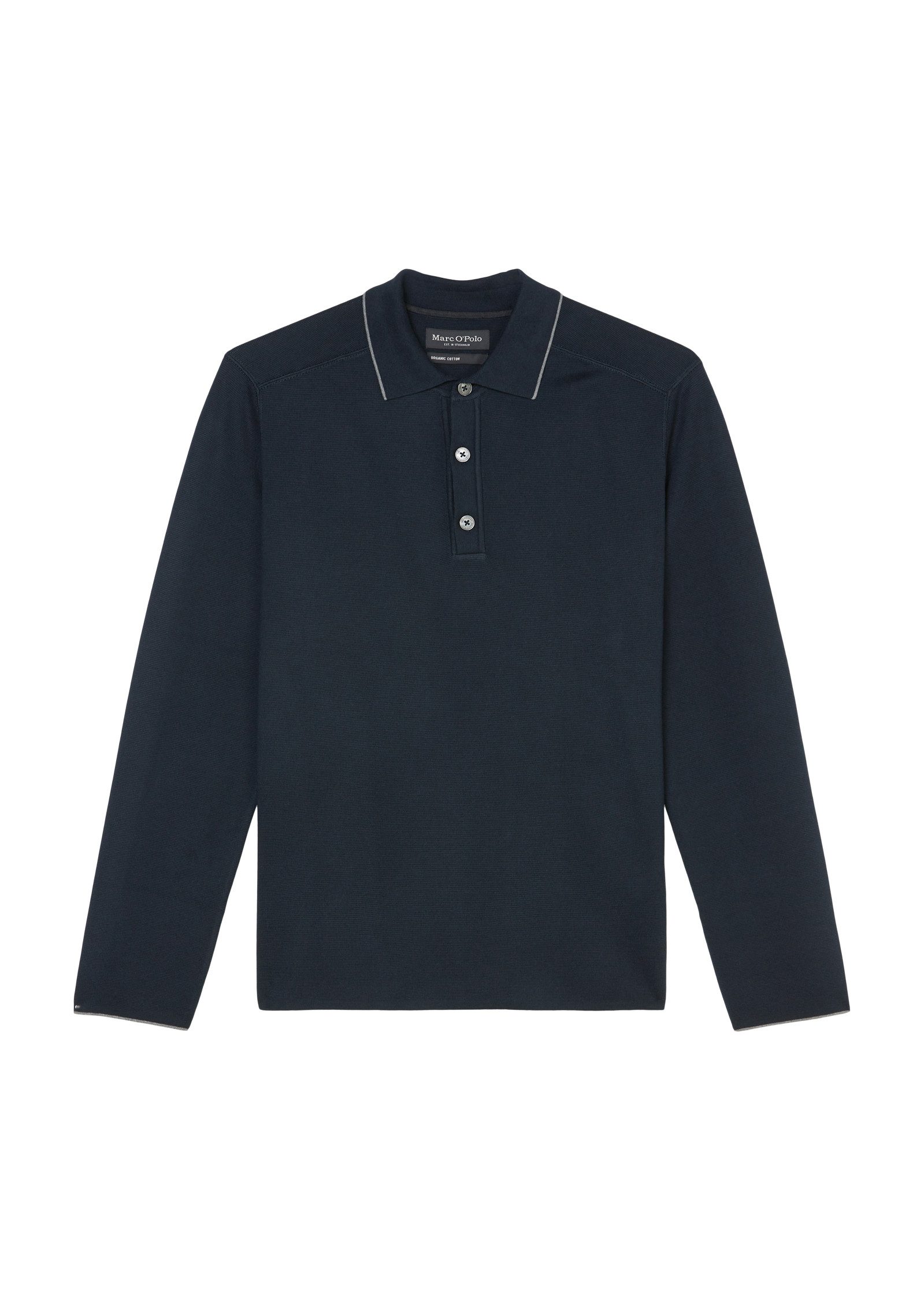 Marc O'Polo Trui met polokraag elegante dicht gebreide milano-structuur