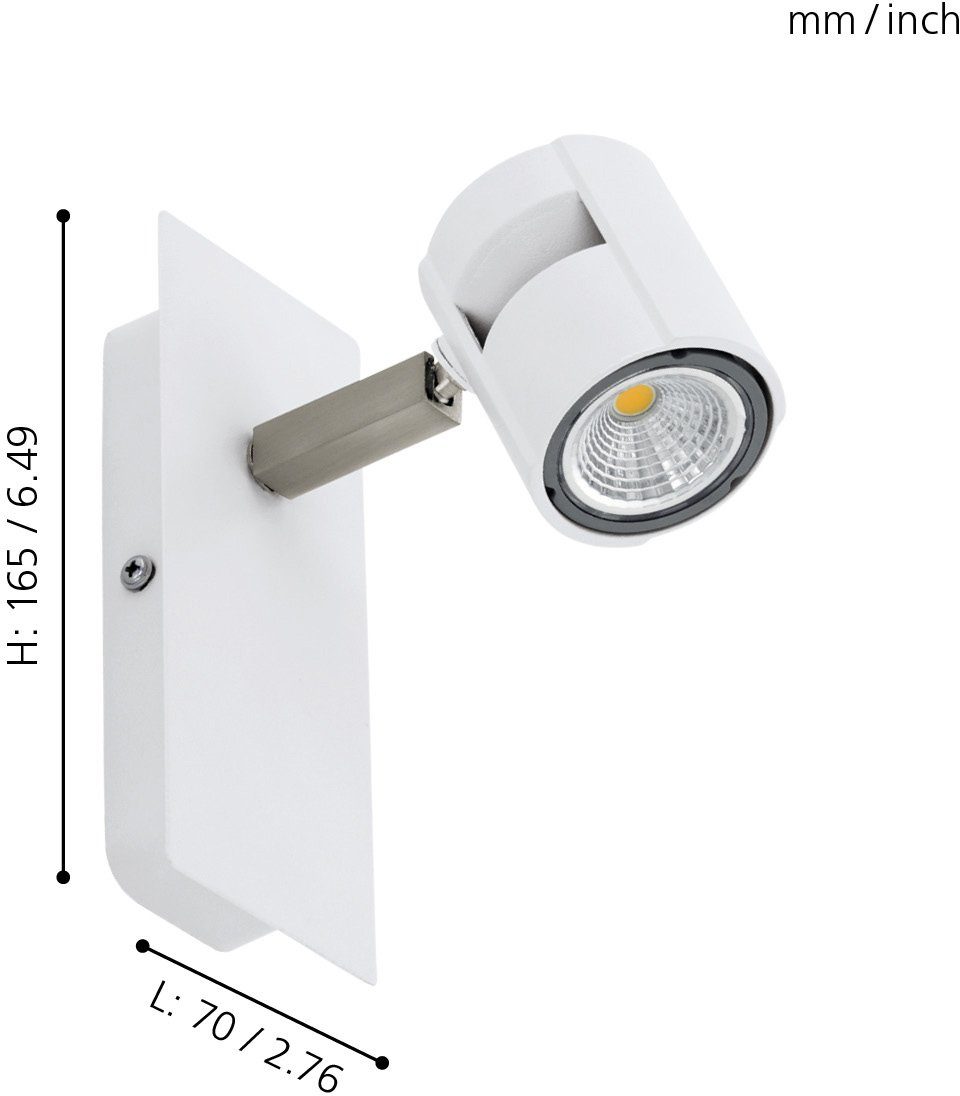 EGLO Led-wandlamp VERGIANO 3-step dimming