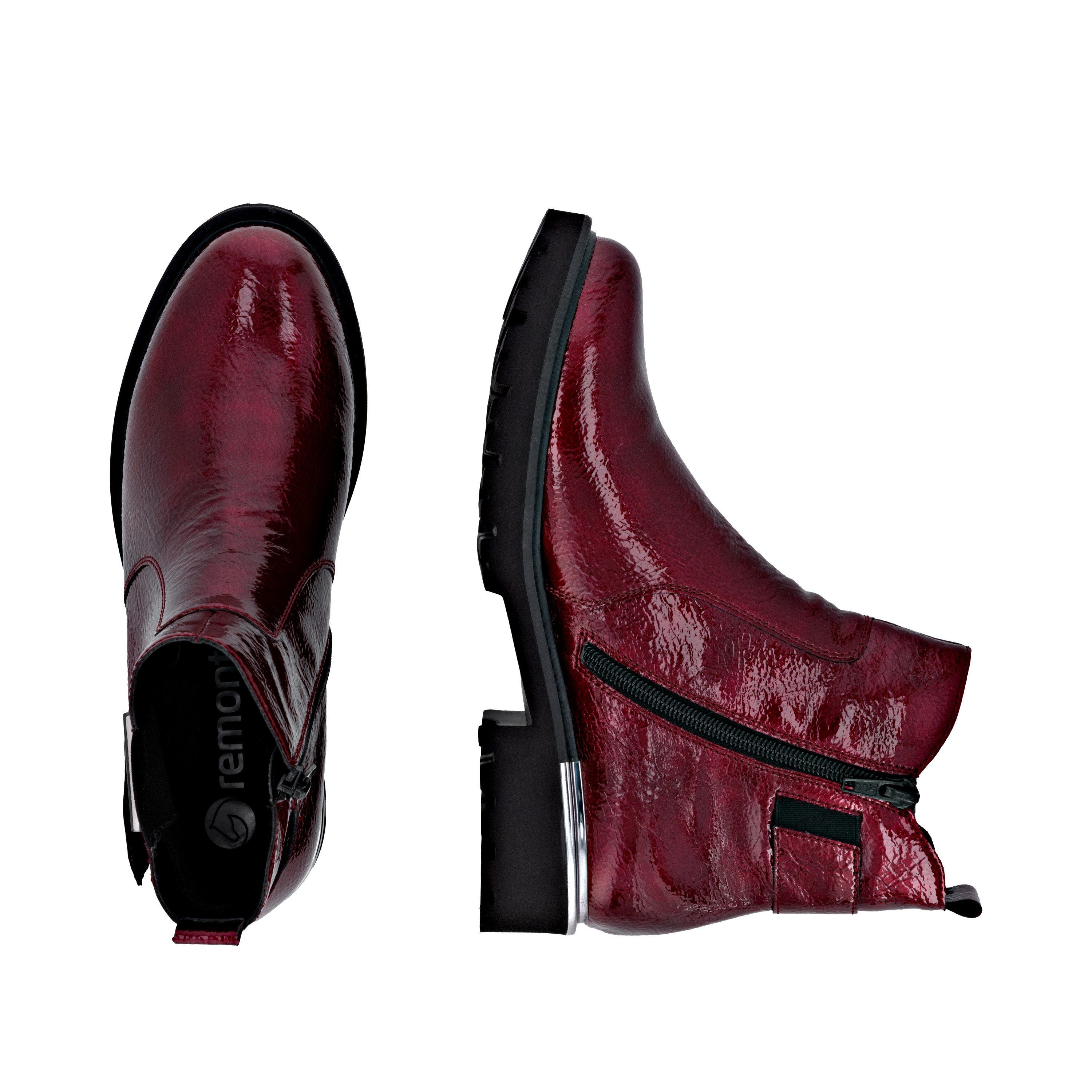 Remonte Chelsea-boots blokhak, laarzen, enkellaars met praktische binnenrits