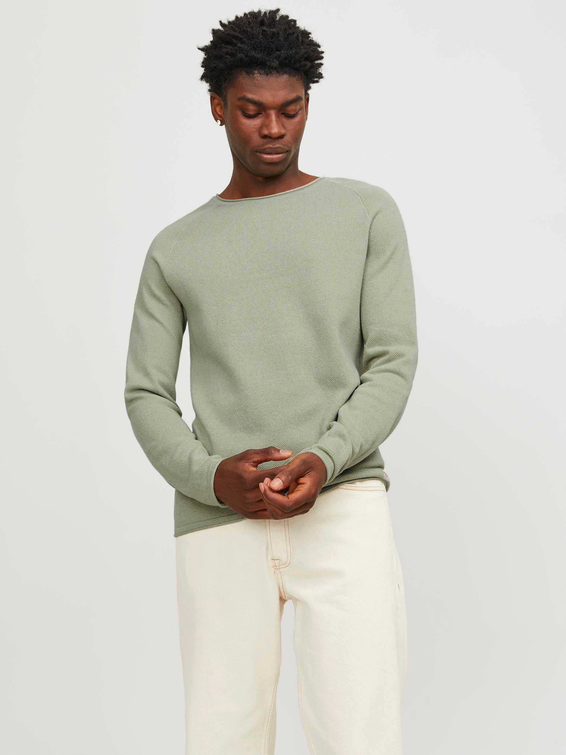 Jack & Jones Trui met ronde hals JJEHILL KNIT CREW NECK NOOS