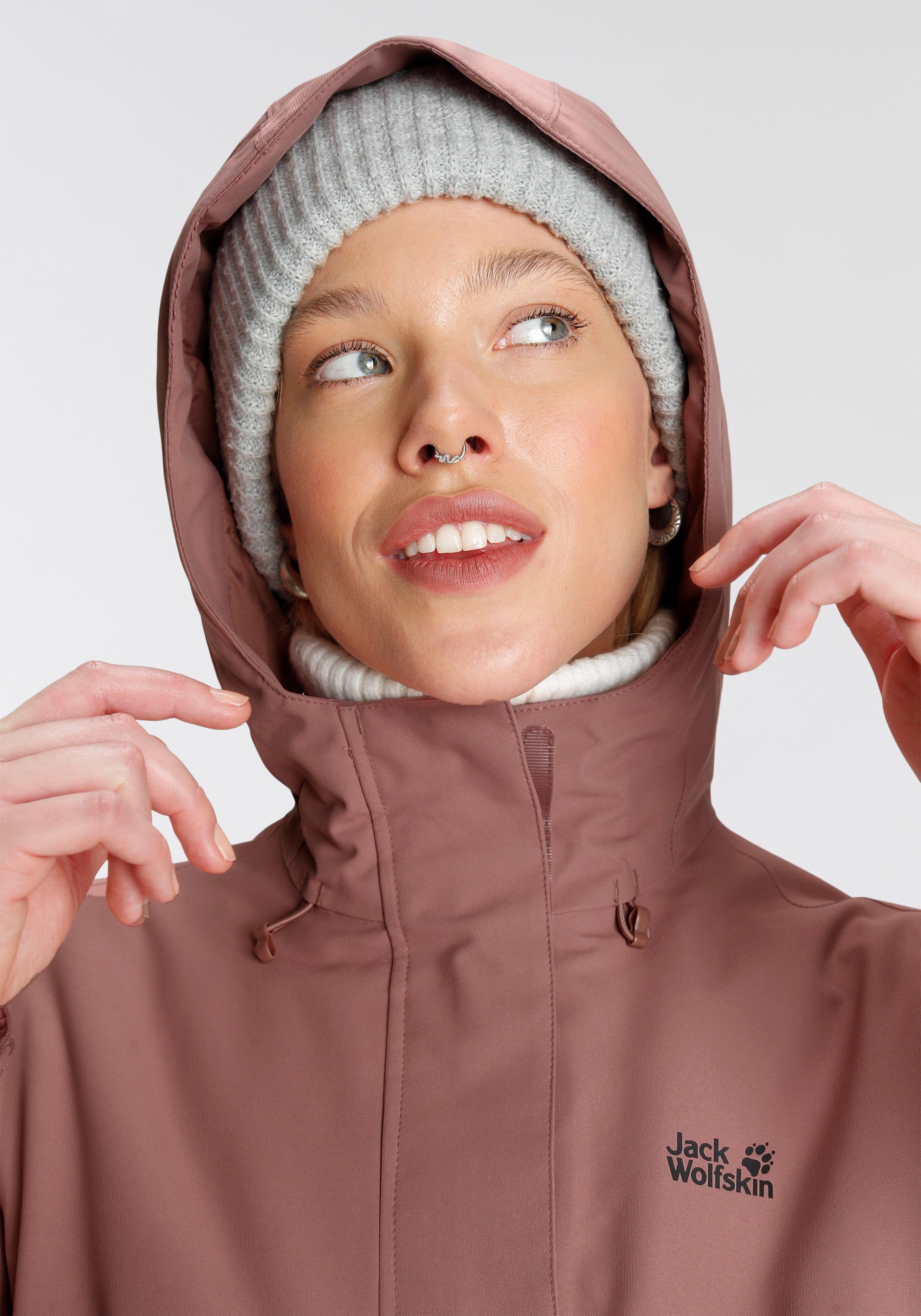 Jack Wolfskin Parka KIOLA Winddicht & waterafstotend & ademend