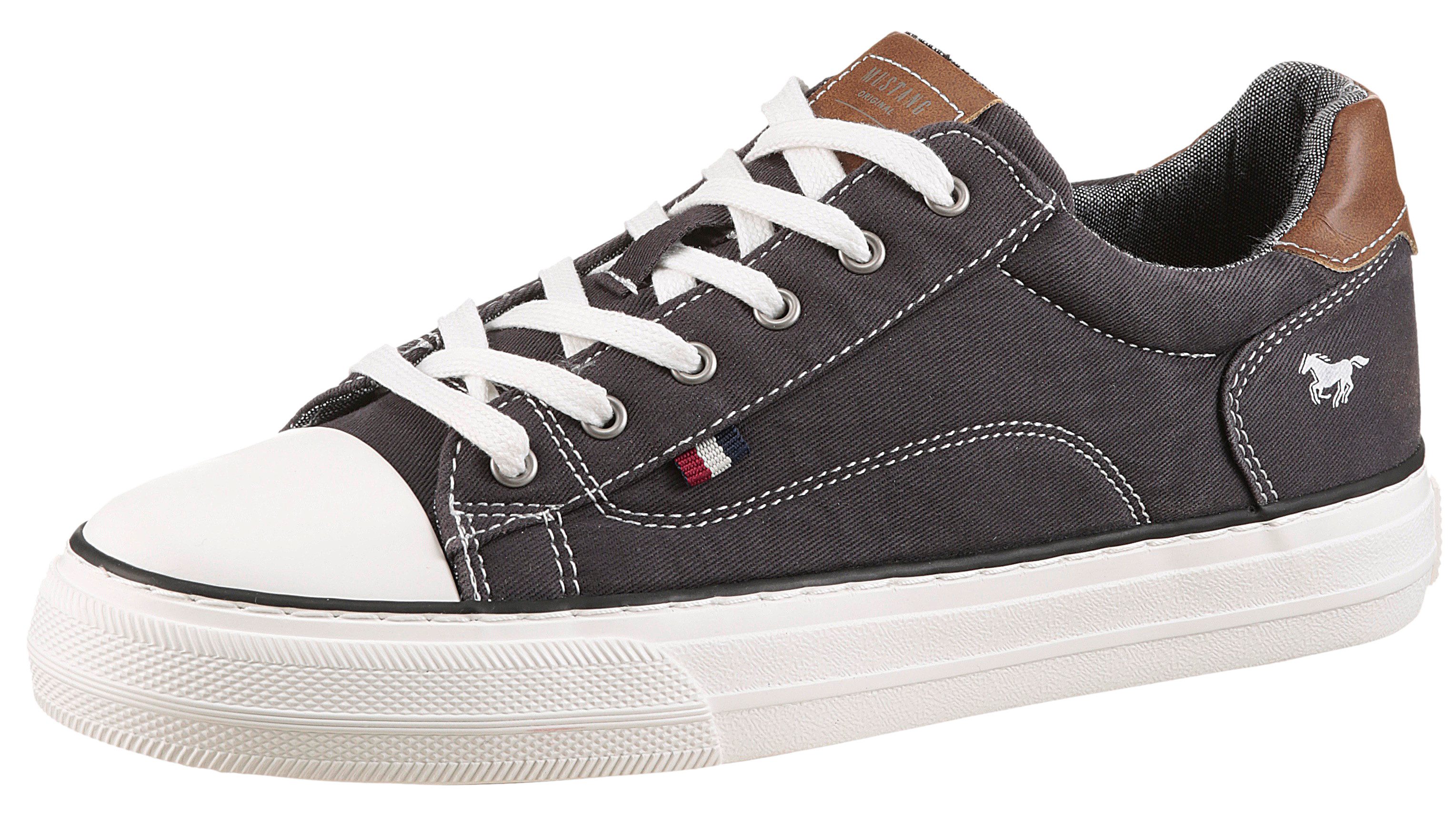 Mustang Shoes Sneakers , vrijetijdsschoen, lage schoen, veterschoen, met rubberen kap