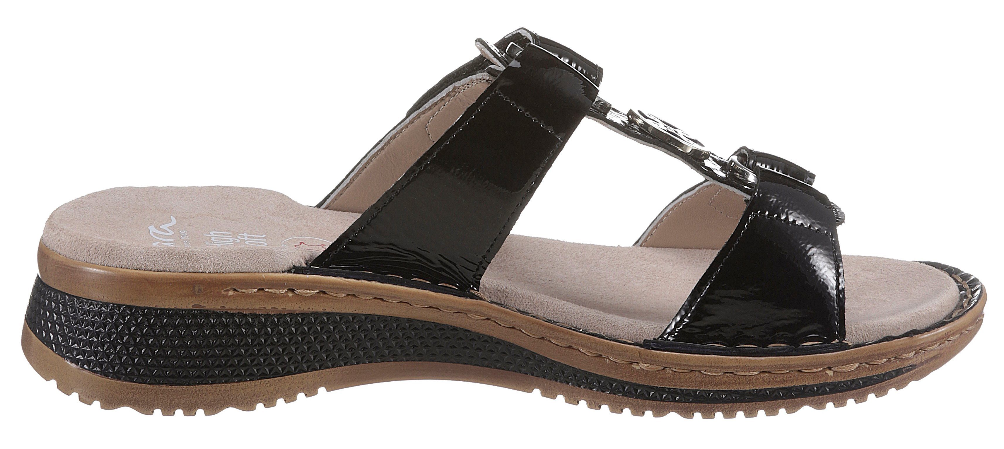 Ara Slippers Hawaï sleehak, zomerschoen, pantoffels met klittenband