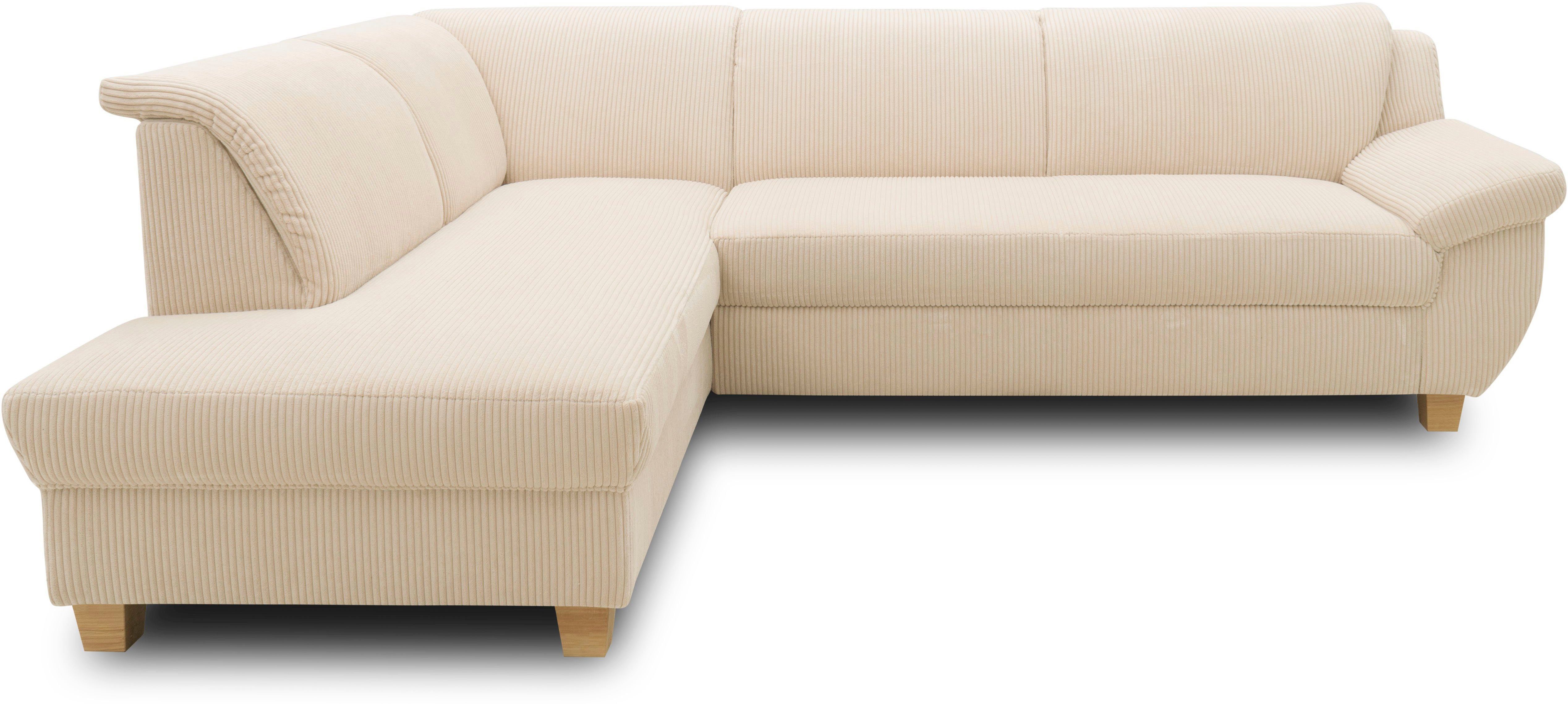 Home affaire Hoekbank Yesterday tijdloos en elegant, comfortabele armleuningen, L-vorm