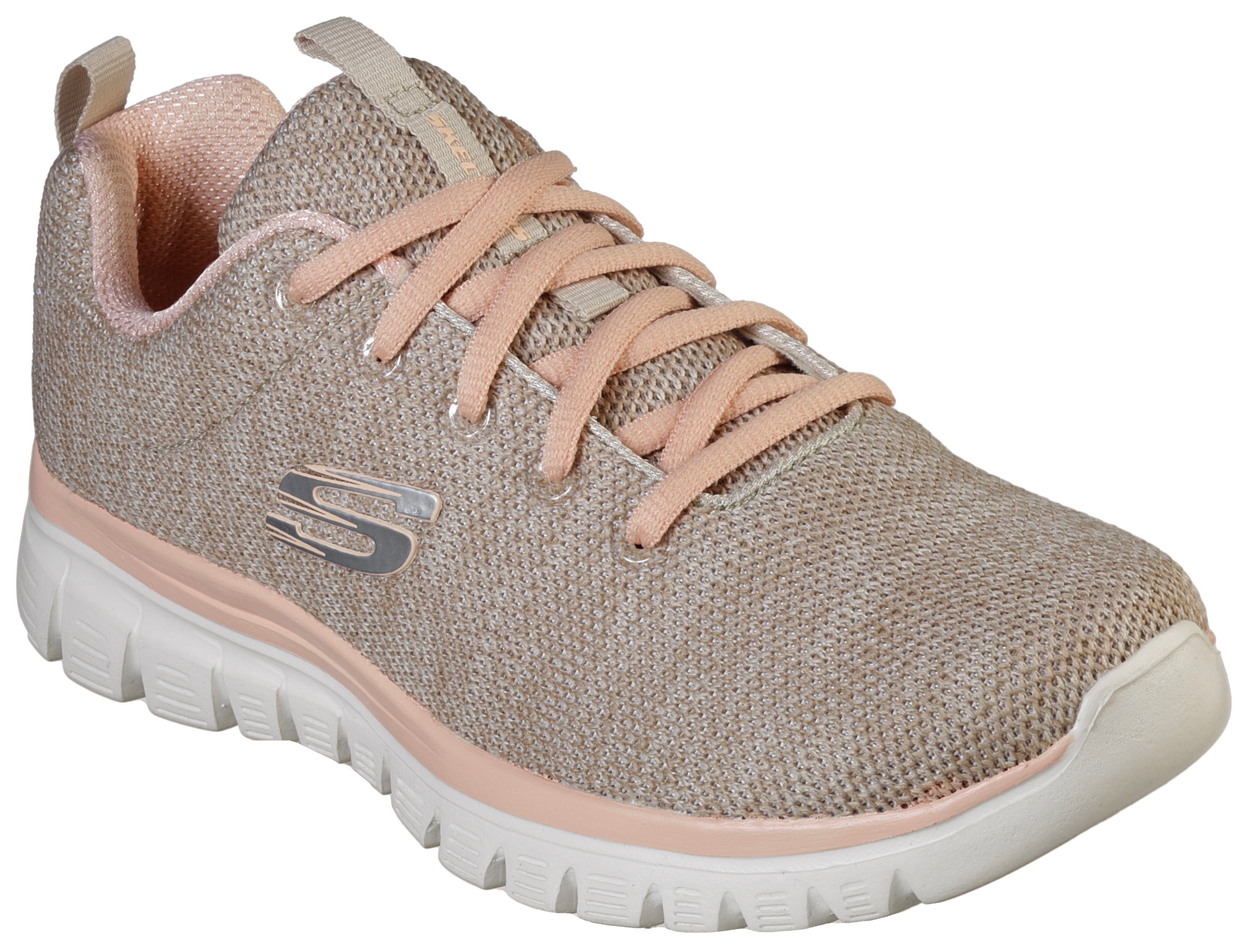 NU 21% KORTING: Skechers Sneakers Graceful Twisted Fortune met memory foam