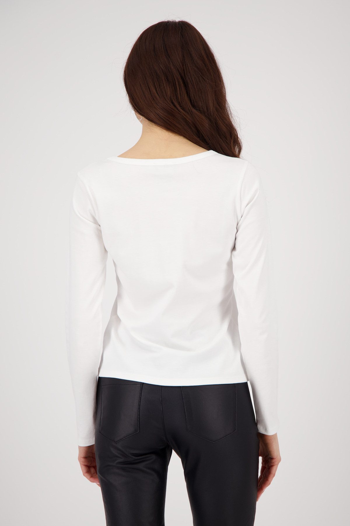 Monari Shirt met lange mouwen Shirt Leo + Tekst